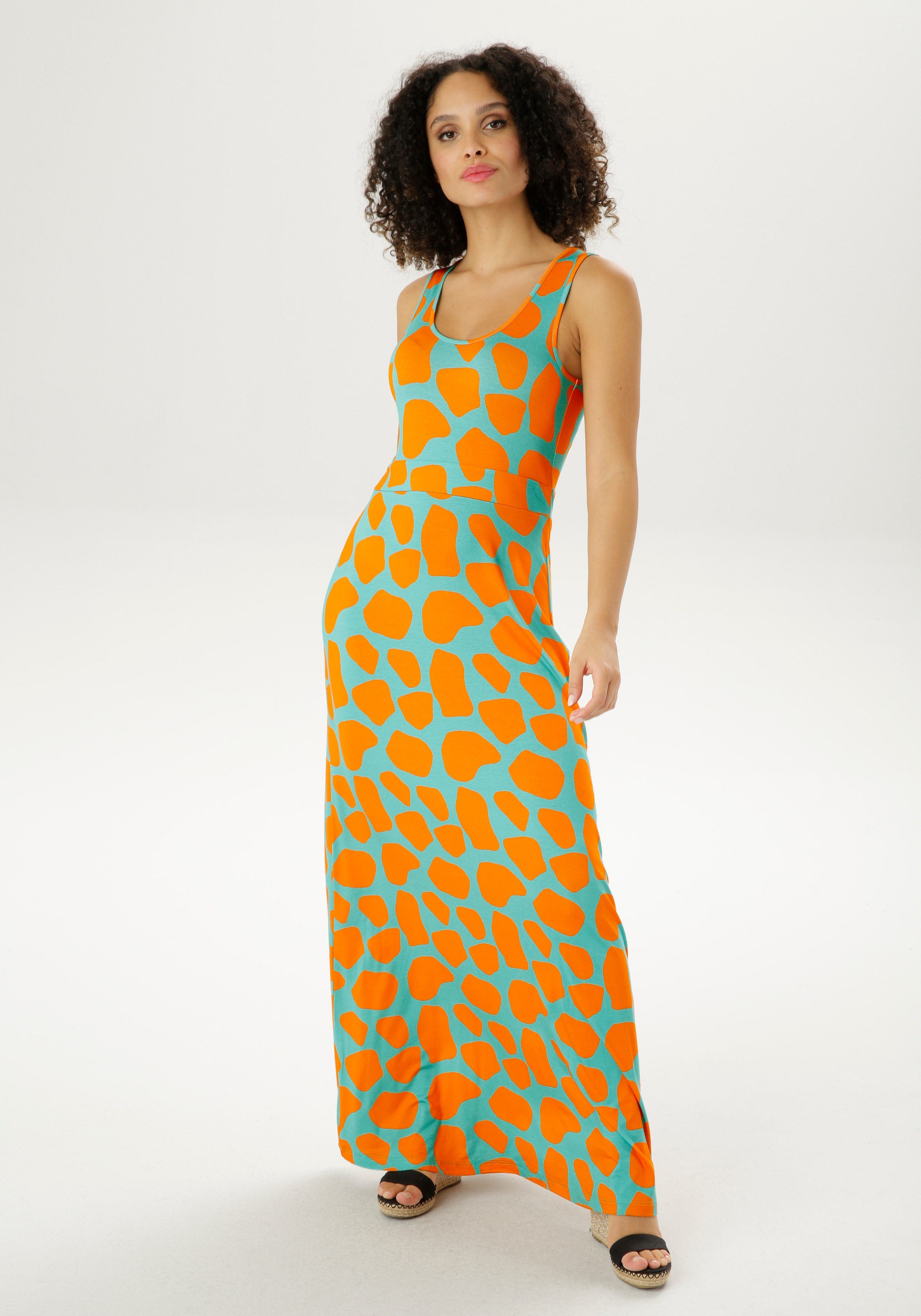 Aniston CASUAL Sommerkleid, mit extravagantem, farbintensivem Druck kaufen - für NEUE | KOLLEKTION BAUR
