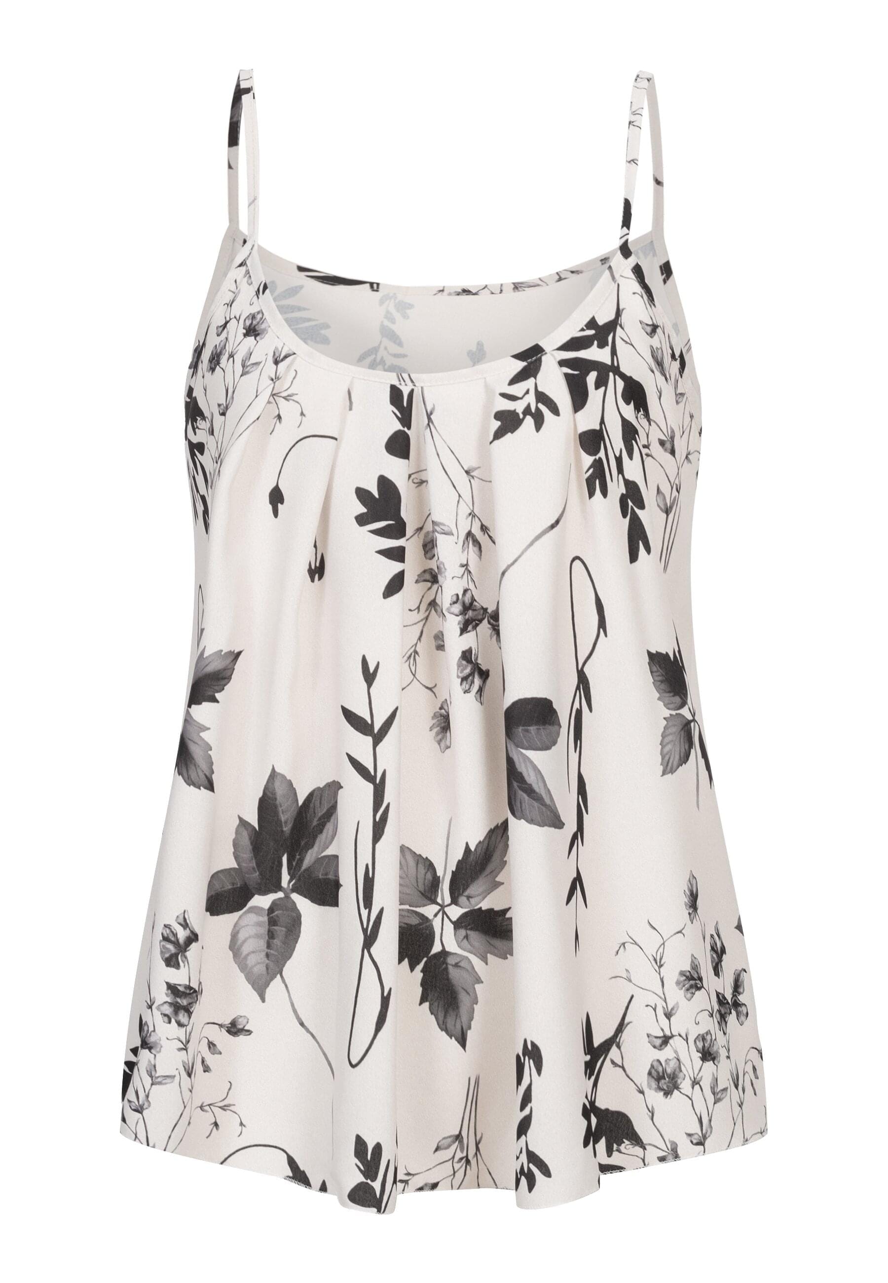 CLOUD 5IVE Muskelshirt "CLOUD 5IVE Top with ruffles and floral print", (1 t günstig online kaufen