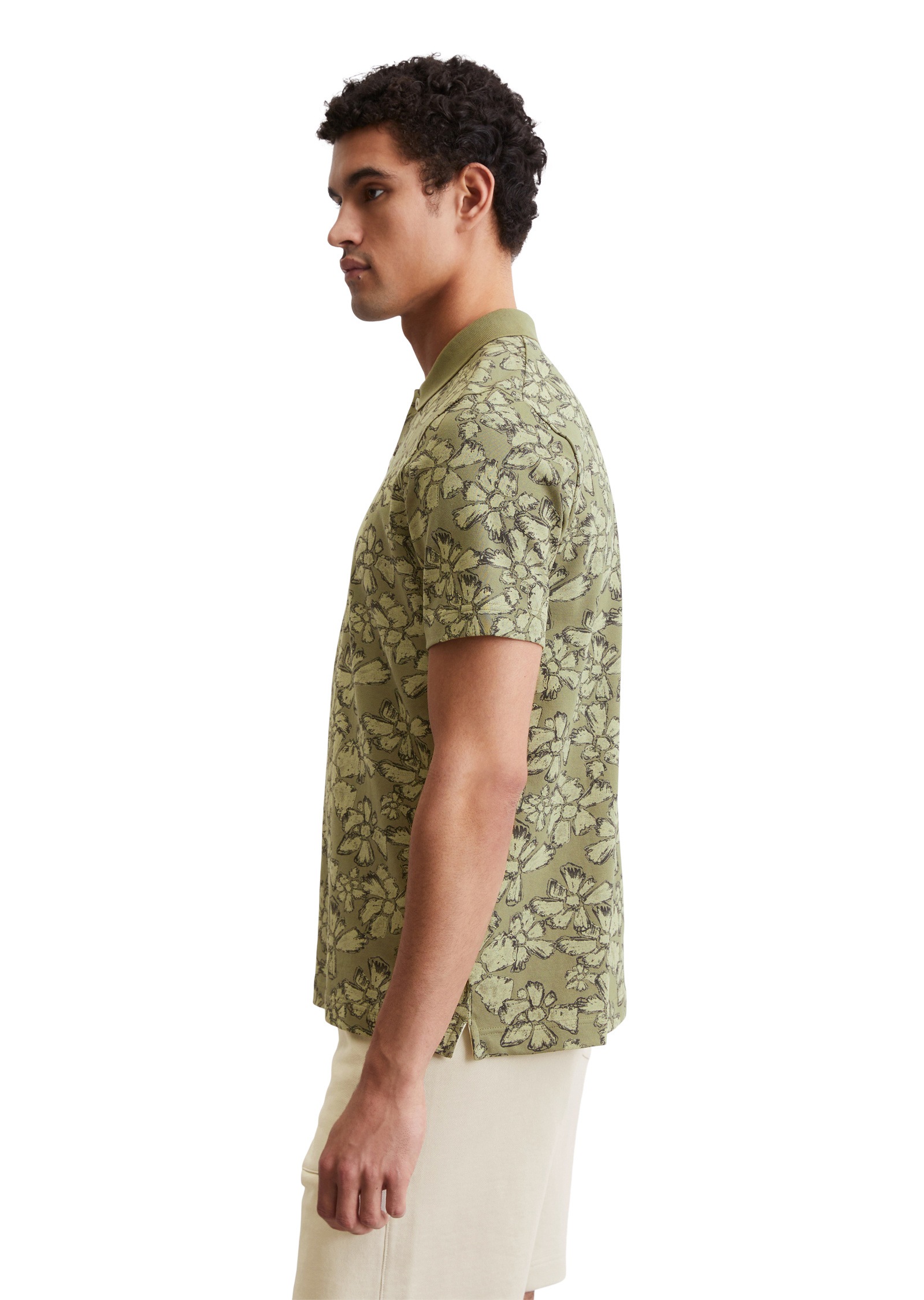 Marc O'Polo Poloshirt »aus Bio-Baumwoll-Mix«