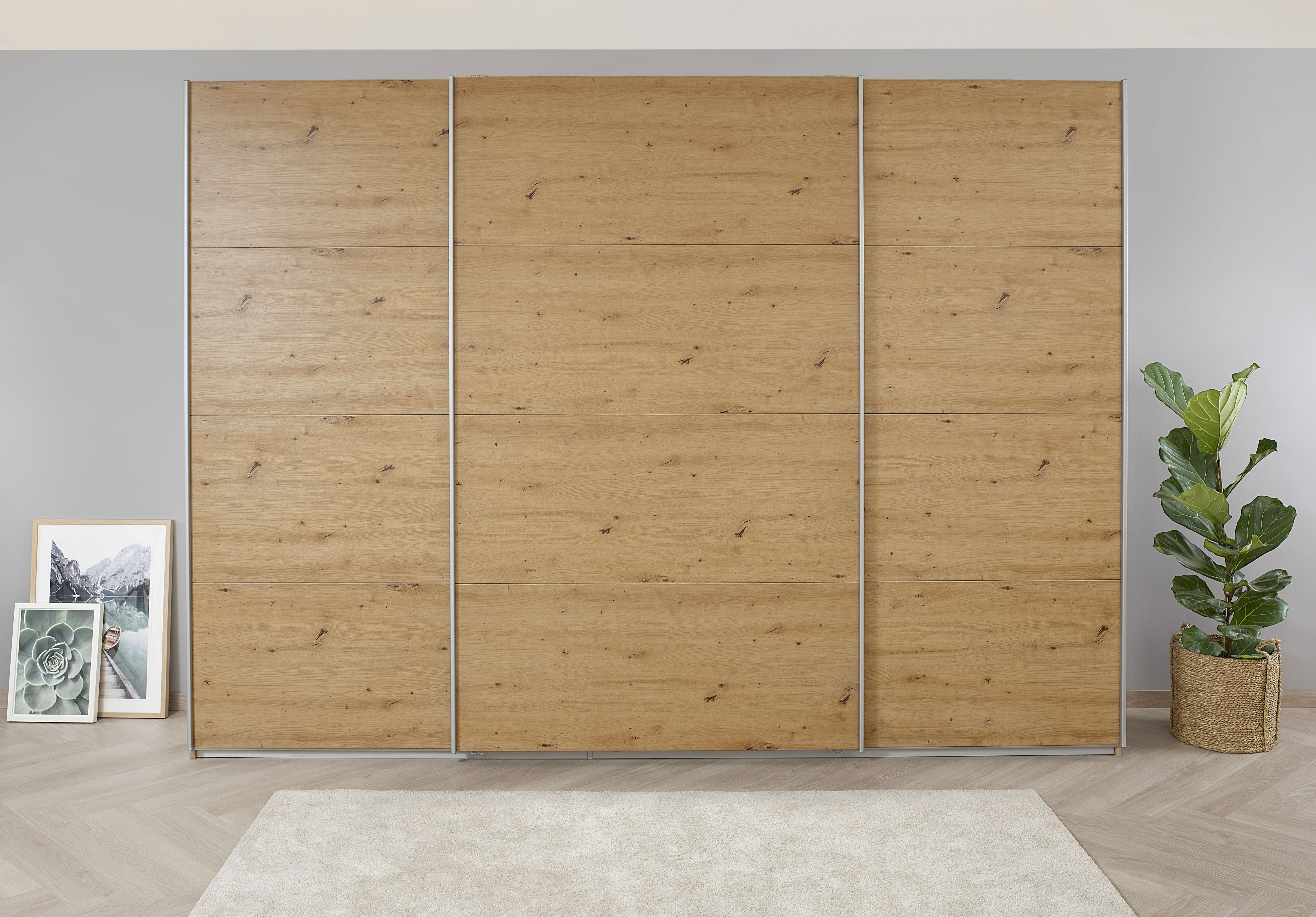 OTTO home Kleiderschrank "Mehrzweckschrank Aktenschrank Möbel Mietswohnung Schlafzimmer KOLUNA" 3 Ausstattungen BASIC/CLASSIC/PREMIUM (inkl. SOFT-CLOSE-FUNKTION), Breiten 203/271/315/360 cm Höhen 210/229 Dekor-Front MADE IN GERMANY