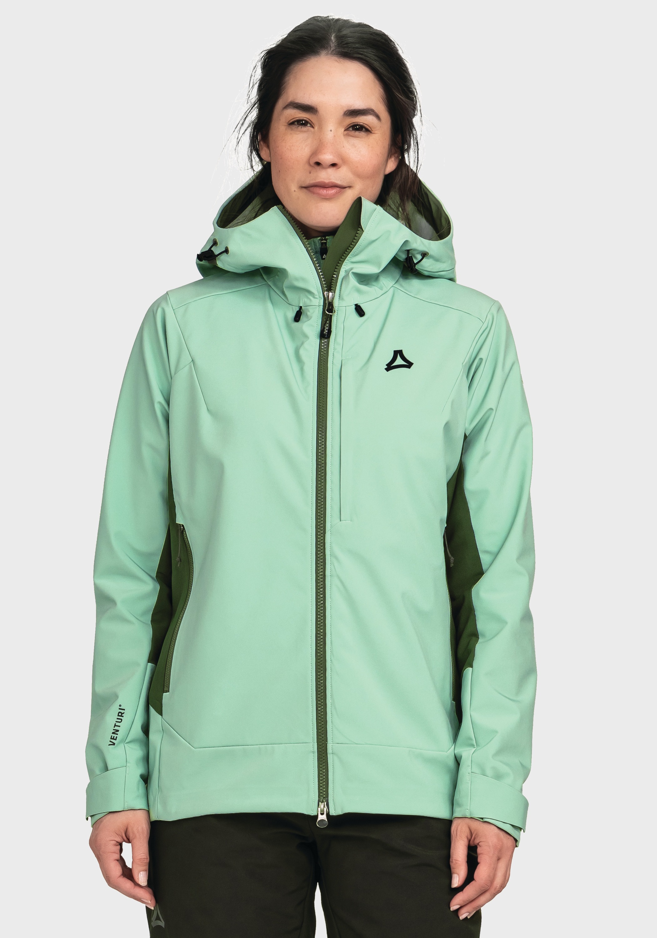 Schöffel Outdoorjacke »Mountain Softshell Jk Style Milagle WMS«, ohne Kapuze