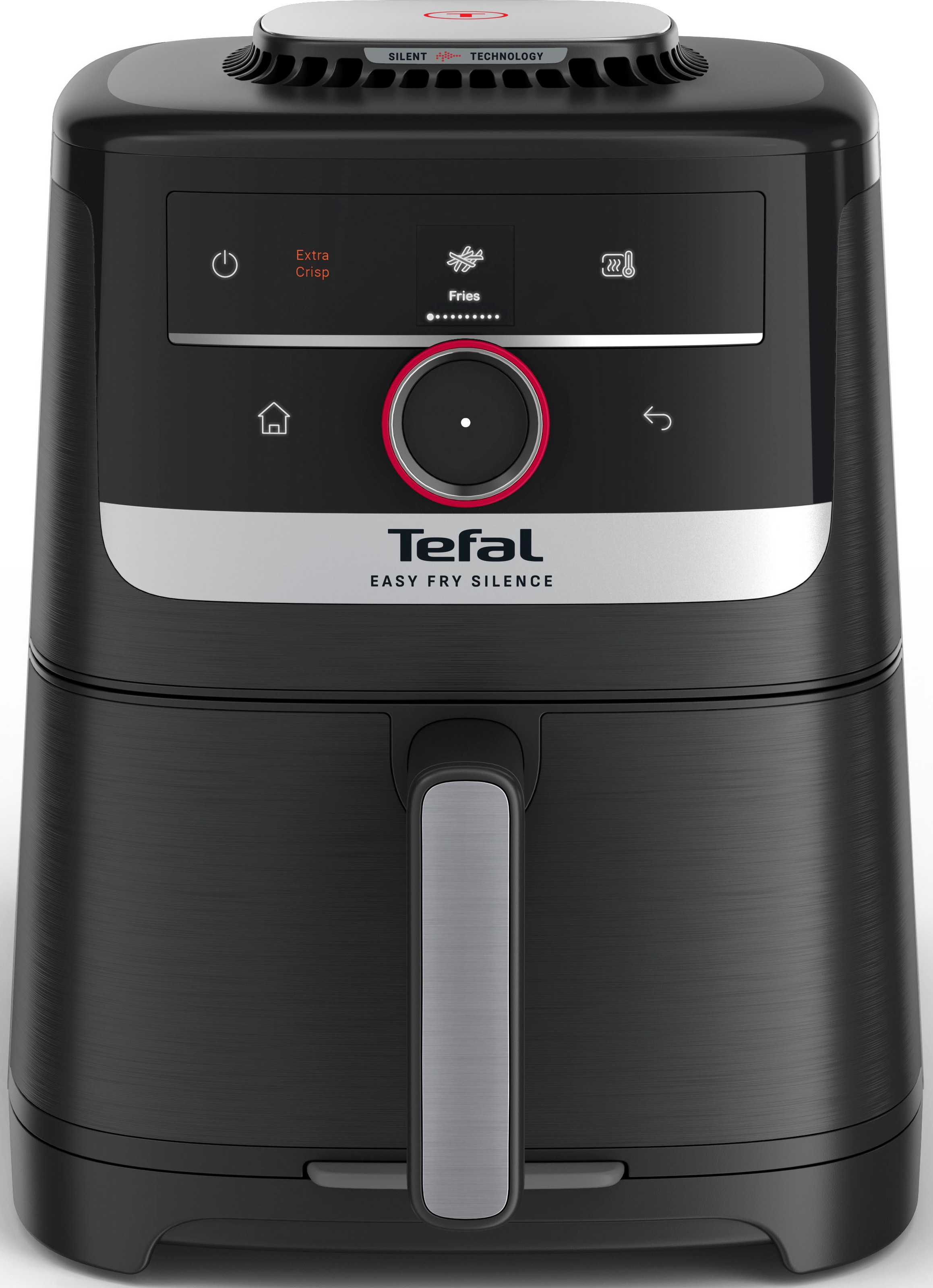 Tefal Heißluftfritteuse »EY5728 Easy Fry Smart & Silence«, 1670 W, extrem leise, Smart-Assist-System, 40°C bis 220°C, Edelstahl, 5,0l