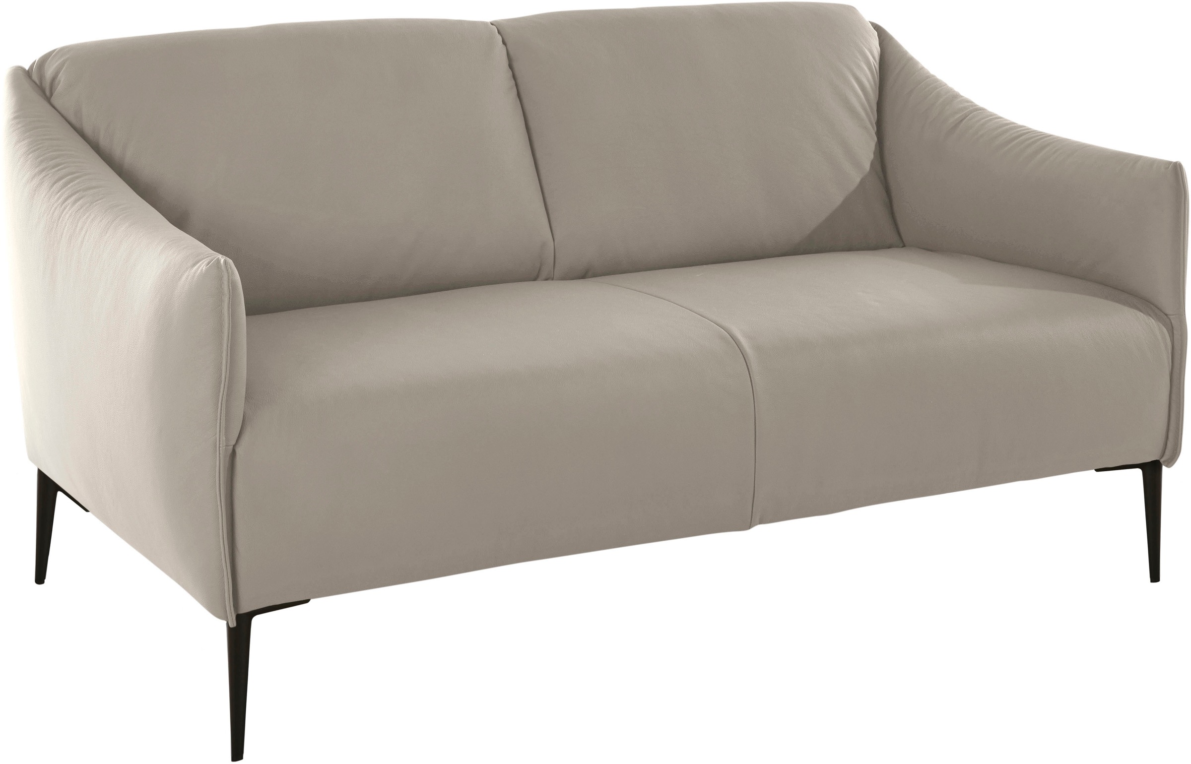 W.SCHILLIG 2-Sitzer »sally«, mit Metallfüßen in Schwarz pulverbeschichtet, Breite 154 cm