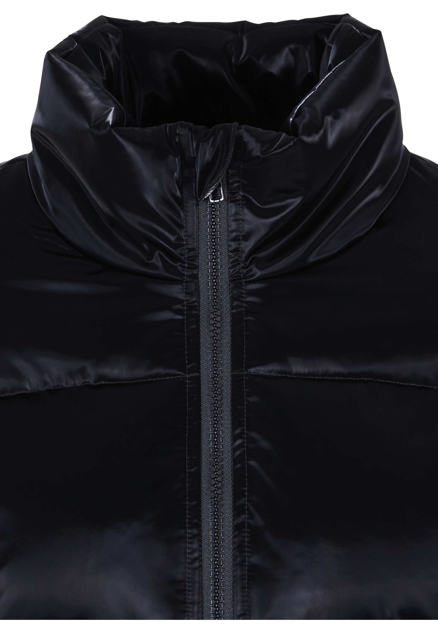 URBAN CLASSICS Winterjacke »Urban Classics Damen Ladies Shark Skin Puffer Jacket« 1 Stk. tlg. ohne Kapuze