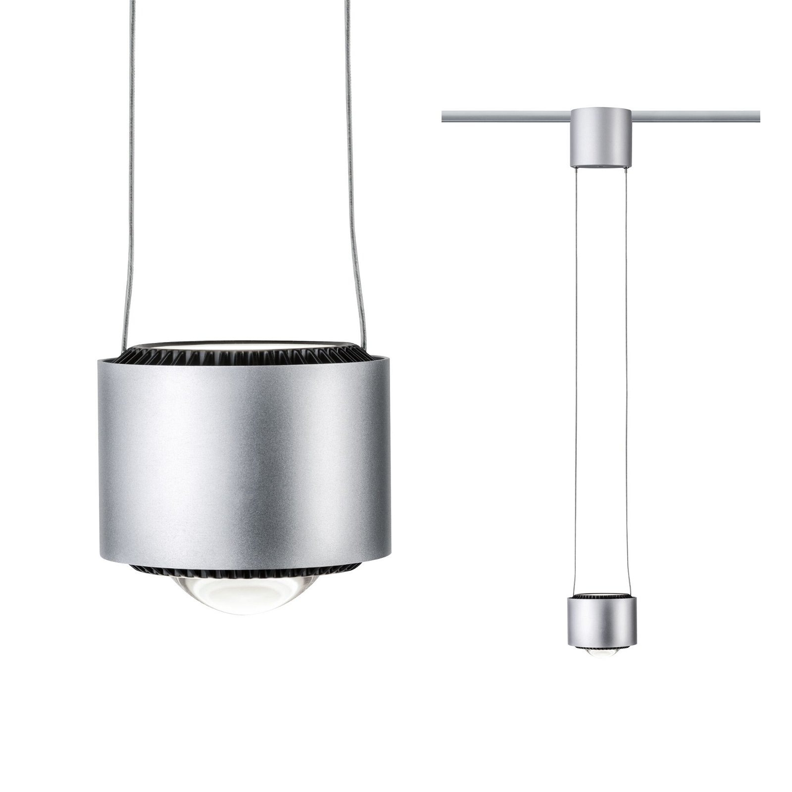 Paulmann Schienensystem-Leuchten »URail Pendel Aldan 8,5 / 1x4,5W 4000K 230V Schwarz matt, Schwarz«, 930lm / 530lm, dimmbar