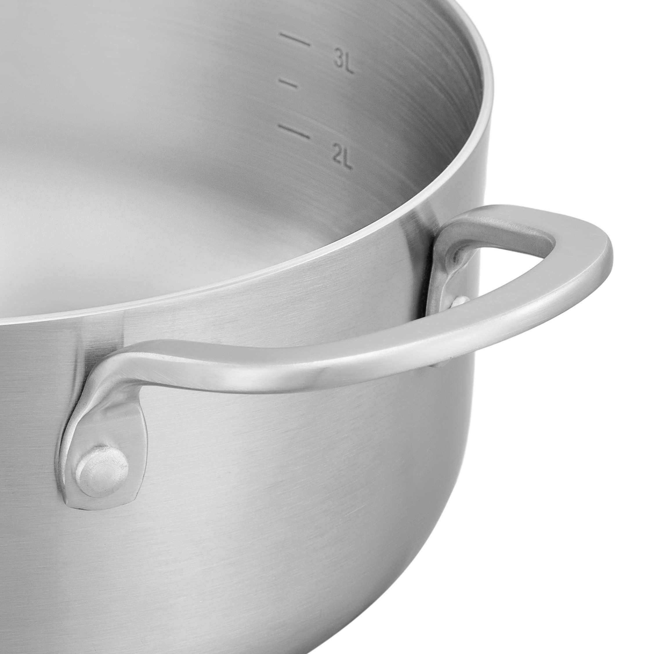 RESTO Kitchenware Kochtopf »CORVUS mit Glasdeckel, TRI-PLY- Aufbau – 3-lagige Konstruktion« 1 tlg. Aluminium | Edelstahl 18/10