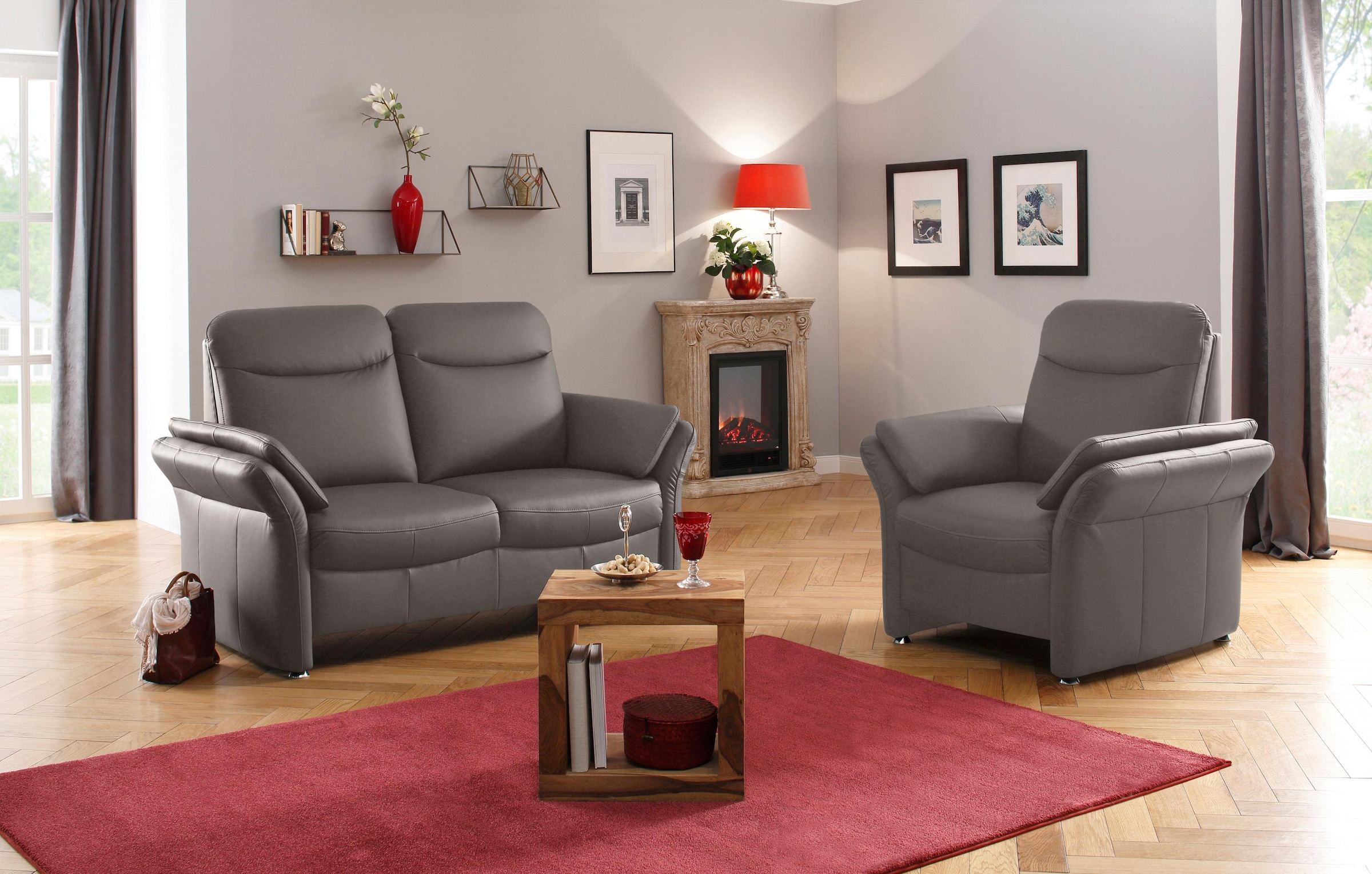 Home affaire 2-Sitzer »Tahoma«, mit Armteilverstellung, Federkern