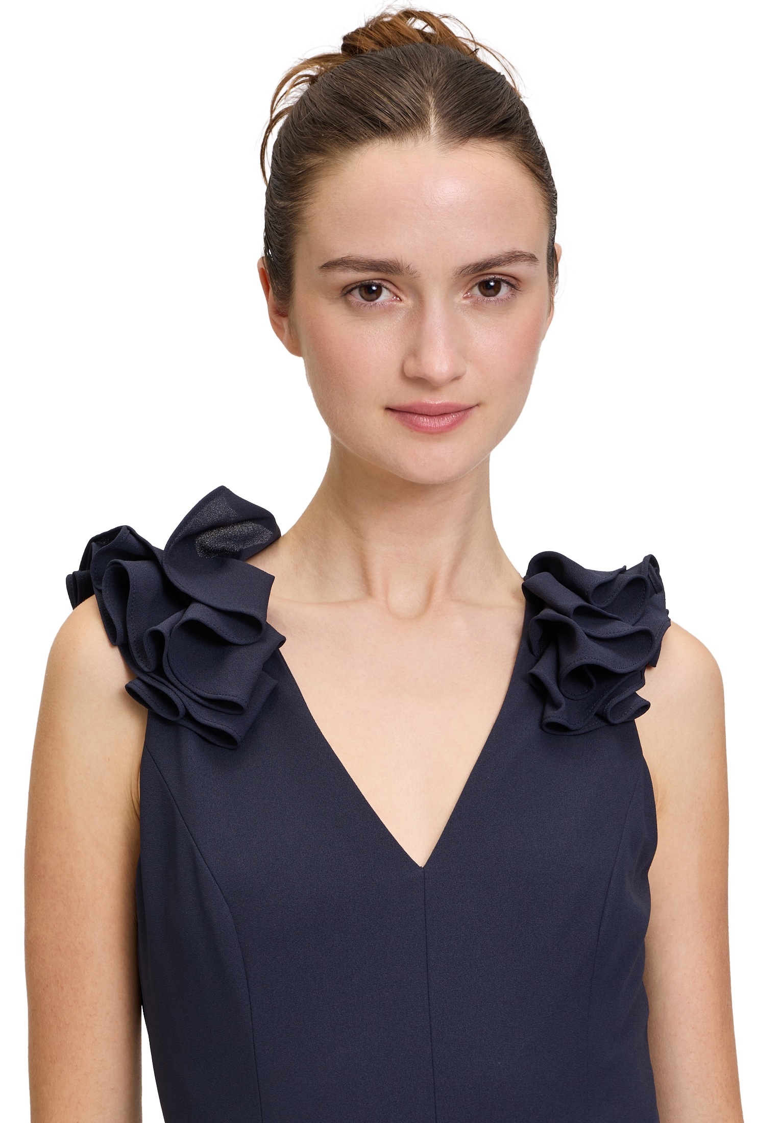 Vera Mont Overall »Vera Mont Jumpsuit mit Volant«, (1 tlg.), Taschen
