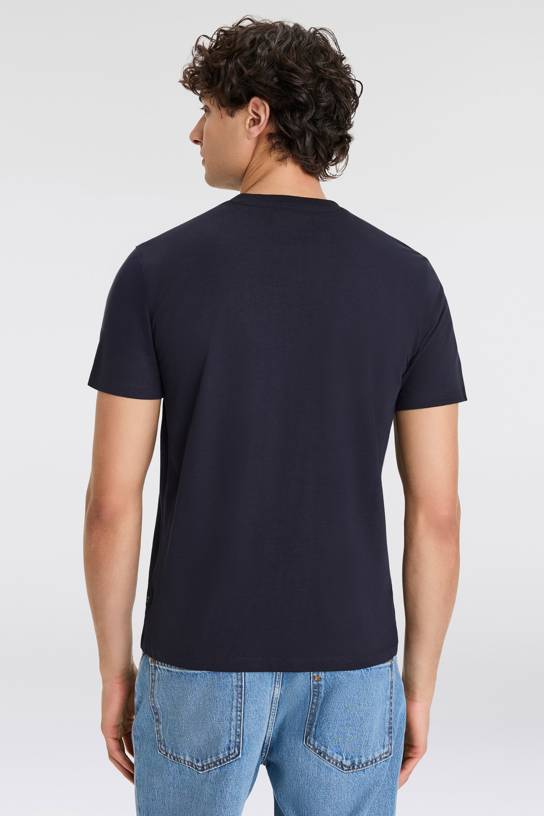 Replay Herren Rundhals T-Shirt BASIC JERSEY 30/1 Regular Fit günstig online kaufen