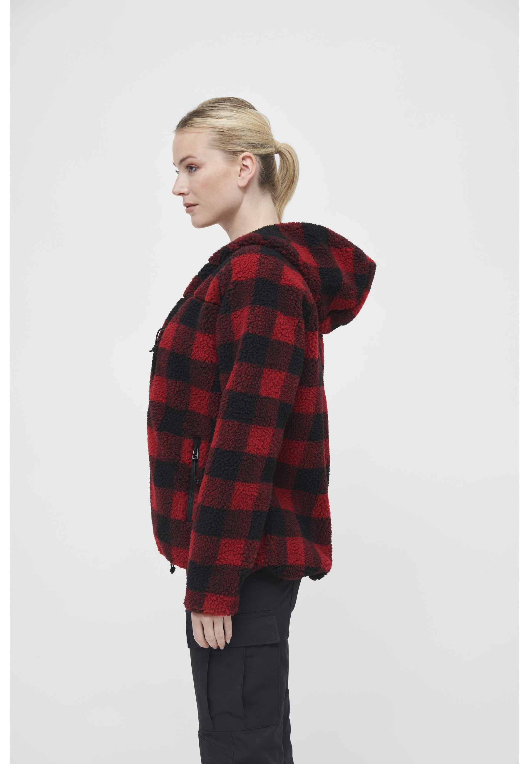 Brandit Allwetterjacke »Brandit Damen Ladies Teddyfleecejacket« 1 Stk. tlg. mit Kapuze