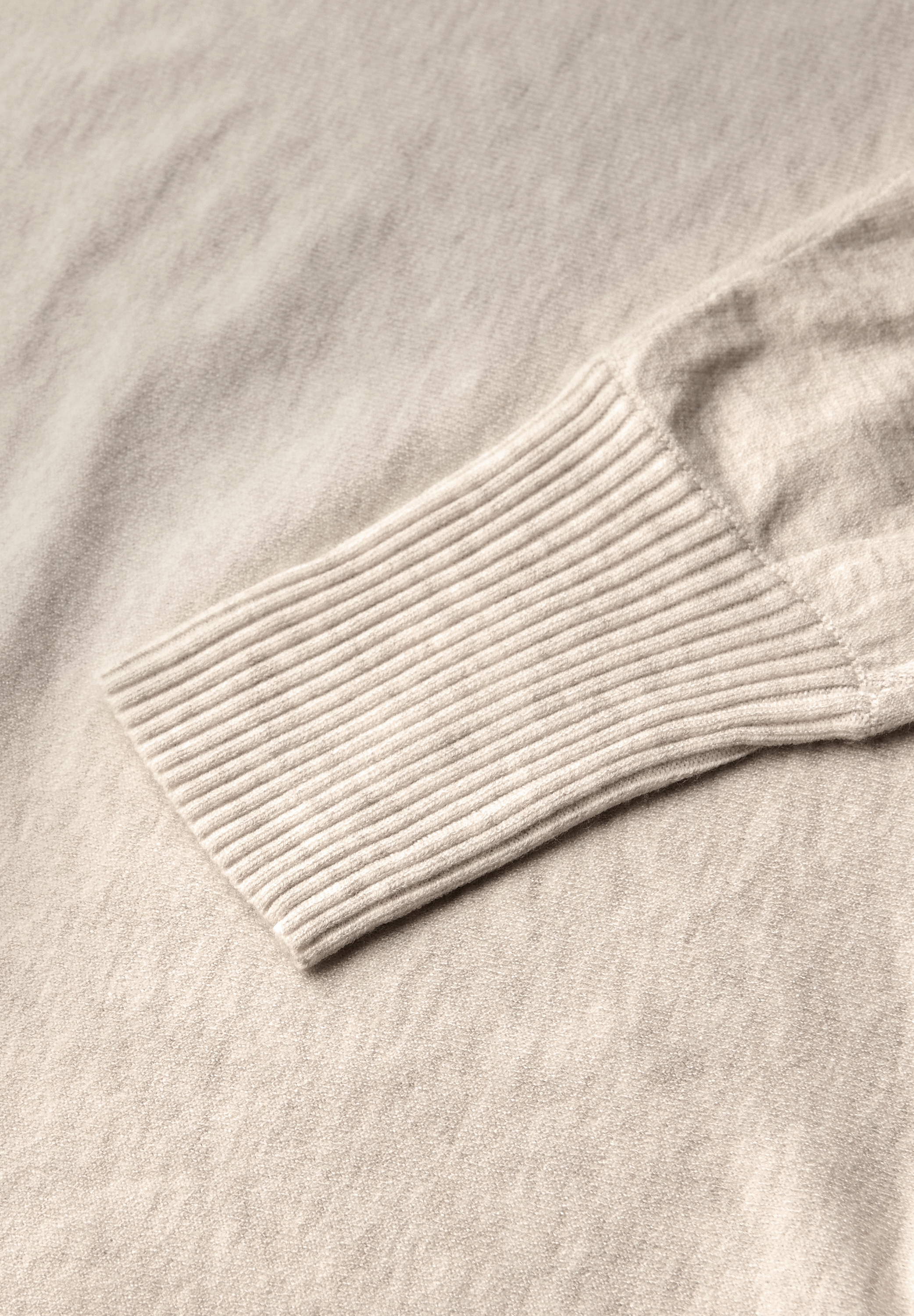 STREET ONE Strickpullover, mit Rippbündchen