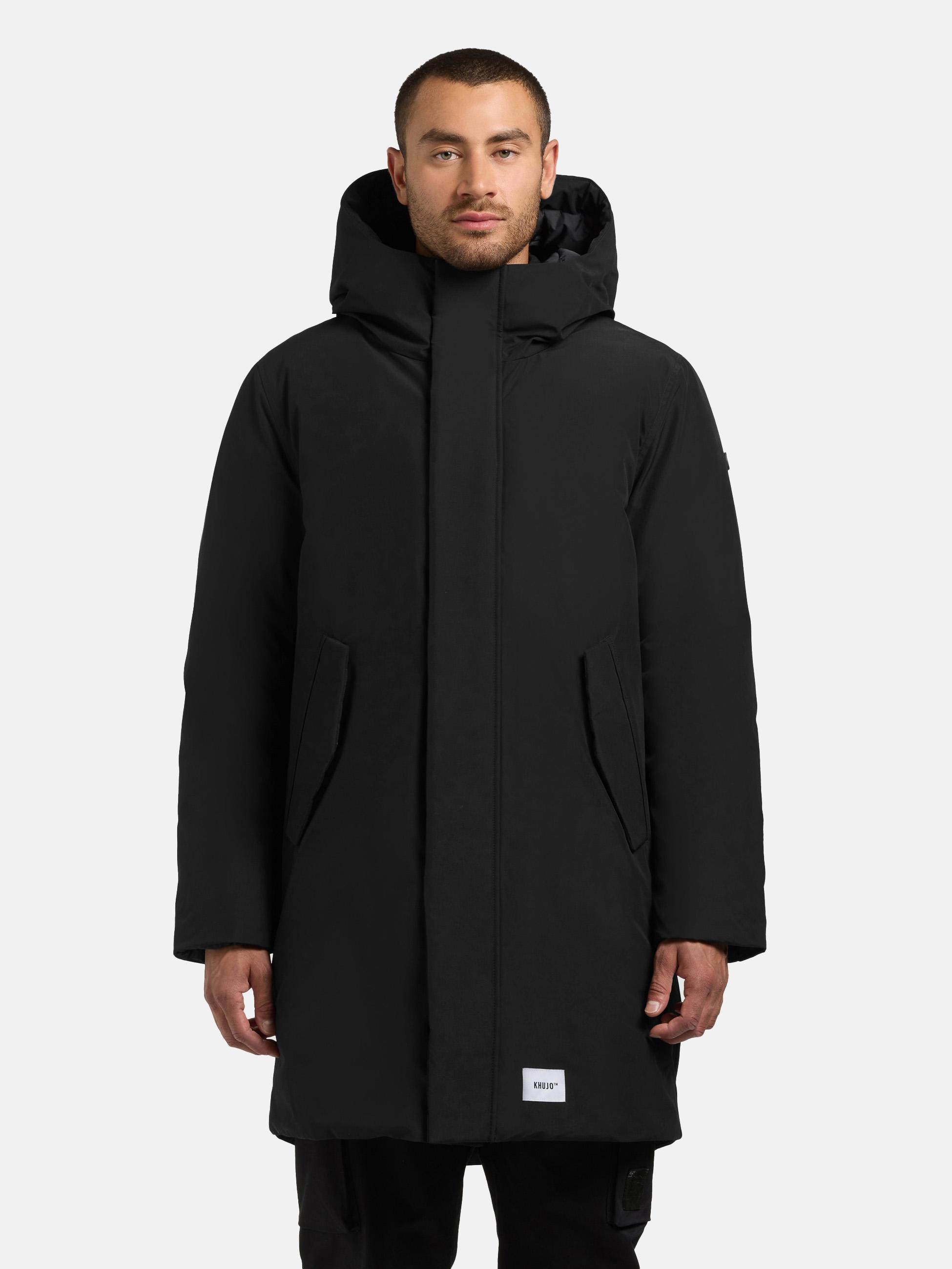 khujo Wintermantel "Fogg" Langer Herren Mantel mit magnetischen Details günstig online kaufen