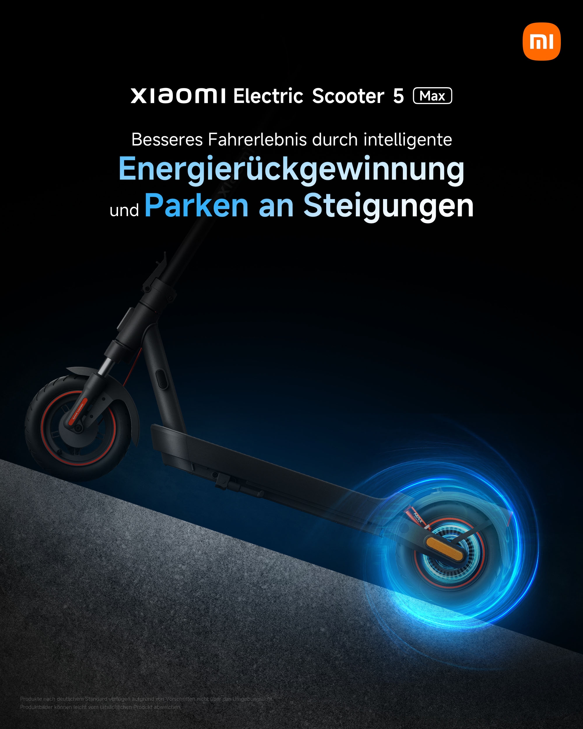 Xiaomi E-Scooter »Electric Scooter 5 Max«, Electric Scooter, mit Straßenzulassung, bis zu 60 km Reichweite