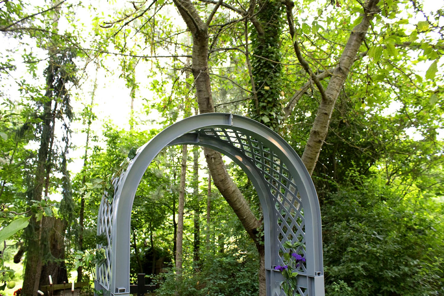 KHW Rosenbogen, BxTxH: 174x43x207 cm, mit 2 Pflanzkästen