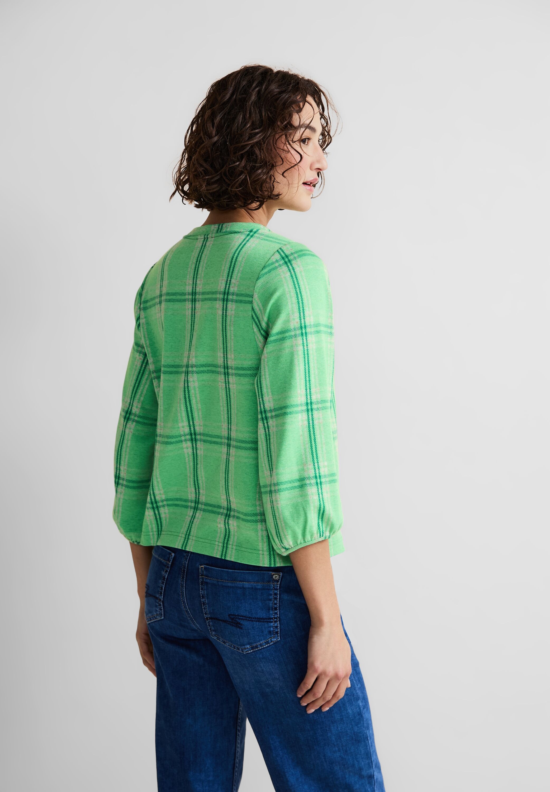 STREET ONE 3/4-Arm-Shirt, mit Rundhalsausschnitt