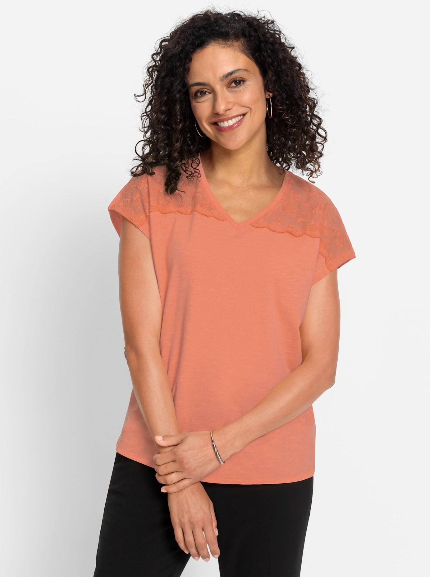 Inspirationen Kurzarmshirt "Kurzarm-Shirt", (1 tlg.) günstig online kaufen