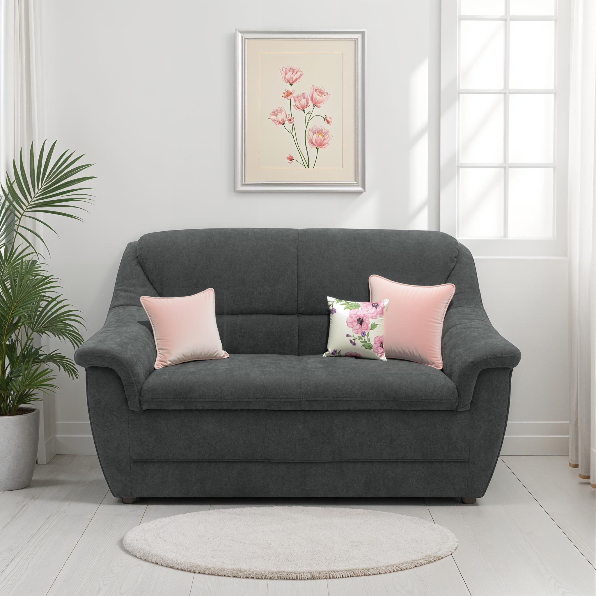 DOMO collection 2-Sitzer "Lale, zeitloses und komfortables Sofa, bequeme Ar günstig online kaufen