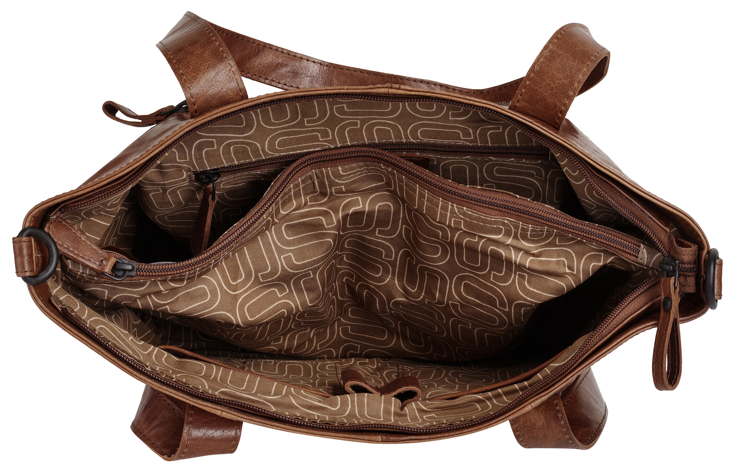 Spikes & Sparrow Shopper echt Leder