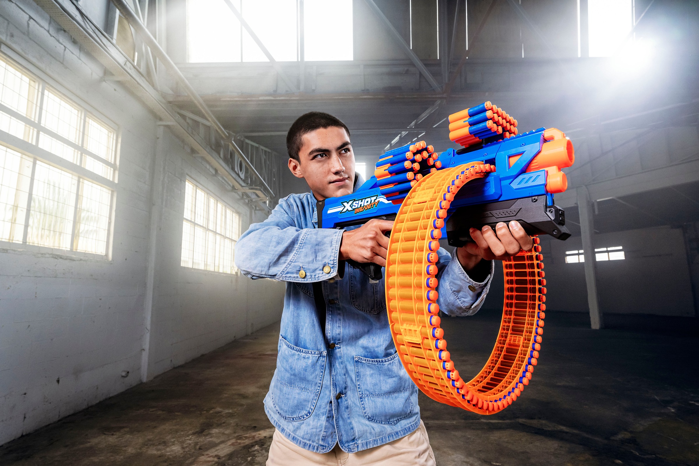 XSHOT Blaster »XSHOT, Insanity Blaster Mega Barrel mit Darts«