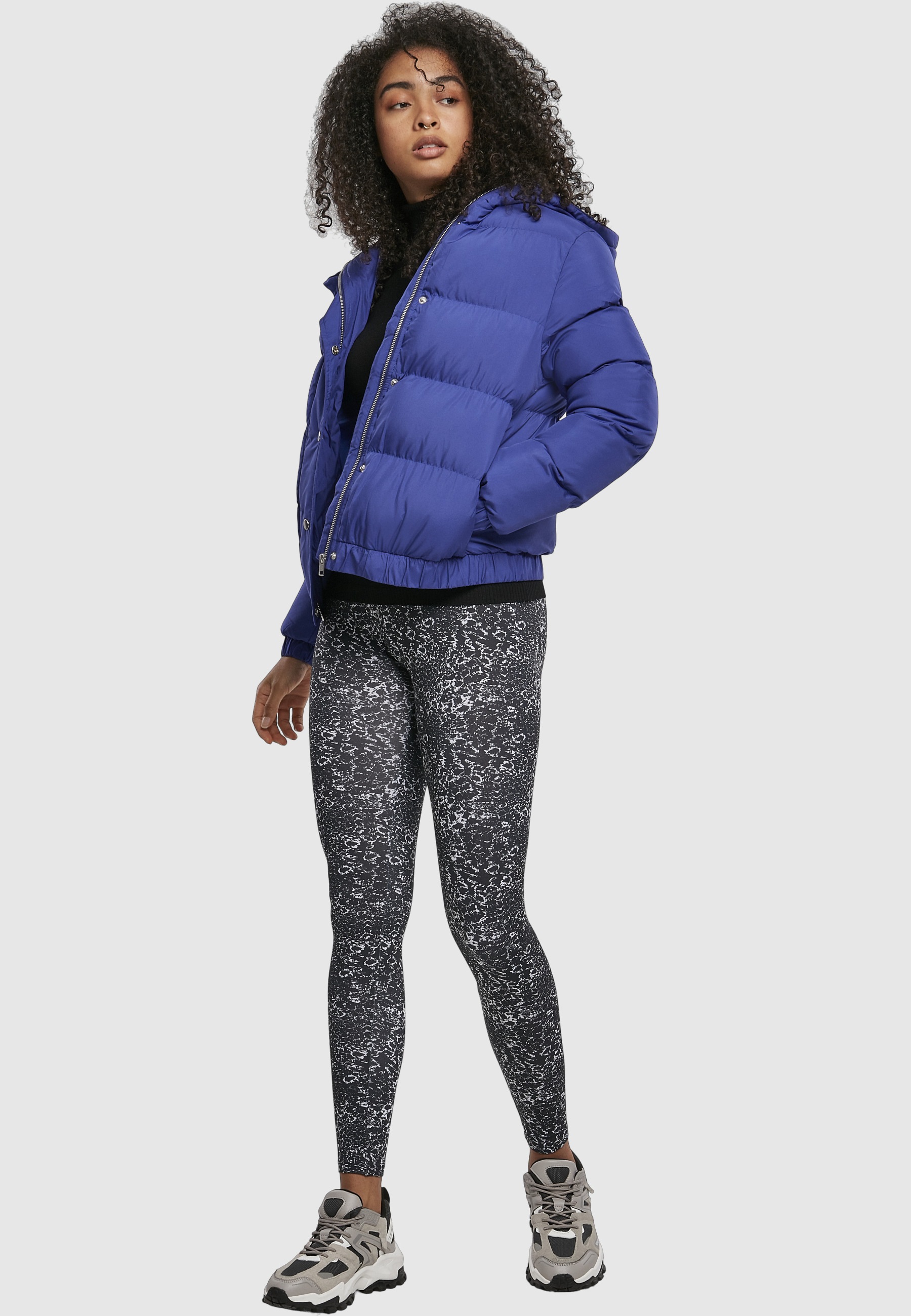 URBAN CLASSICS Fleecepullover »Urban Classics Damen Ladies Basic Turtleneck Sweater«, 1 Stk.
