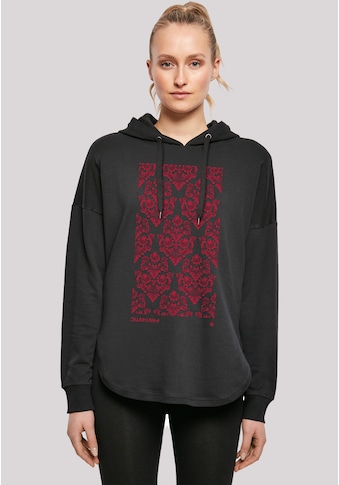 Kapuzenpullover »Blumen Muster Rot«