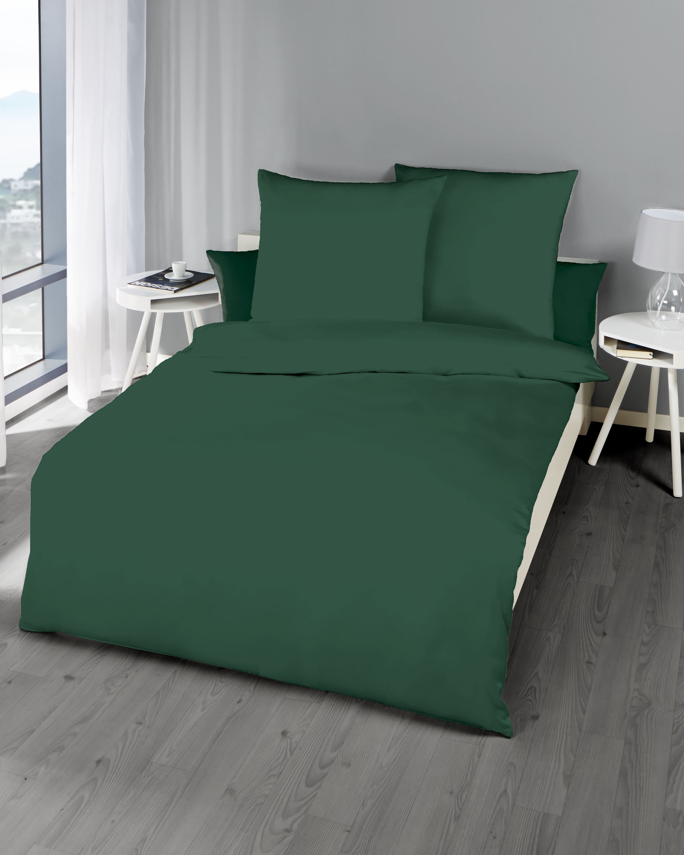 Kaeppel Bettwäsche "Uni" 3 Stk. tlg. Unifarben günstig online kaufen