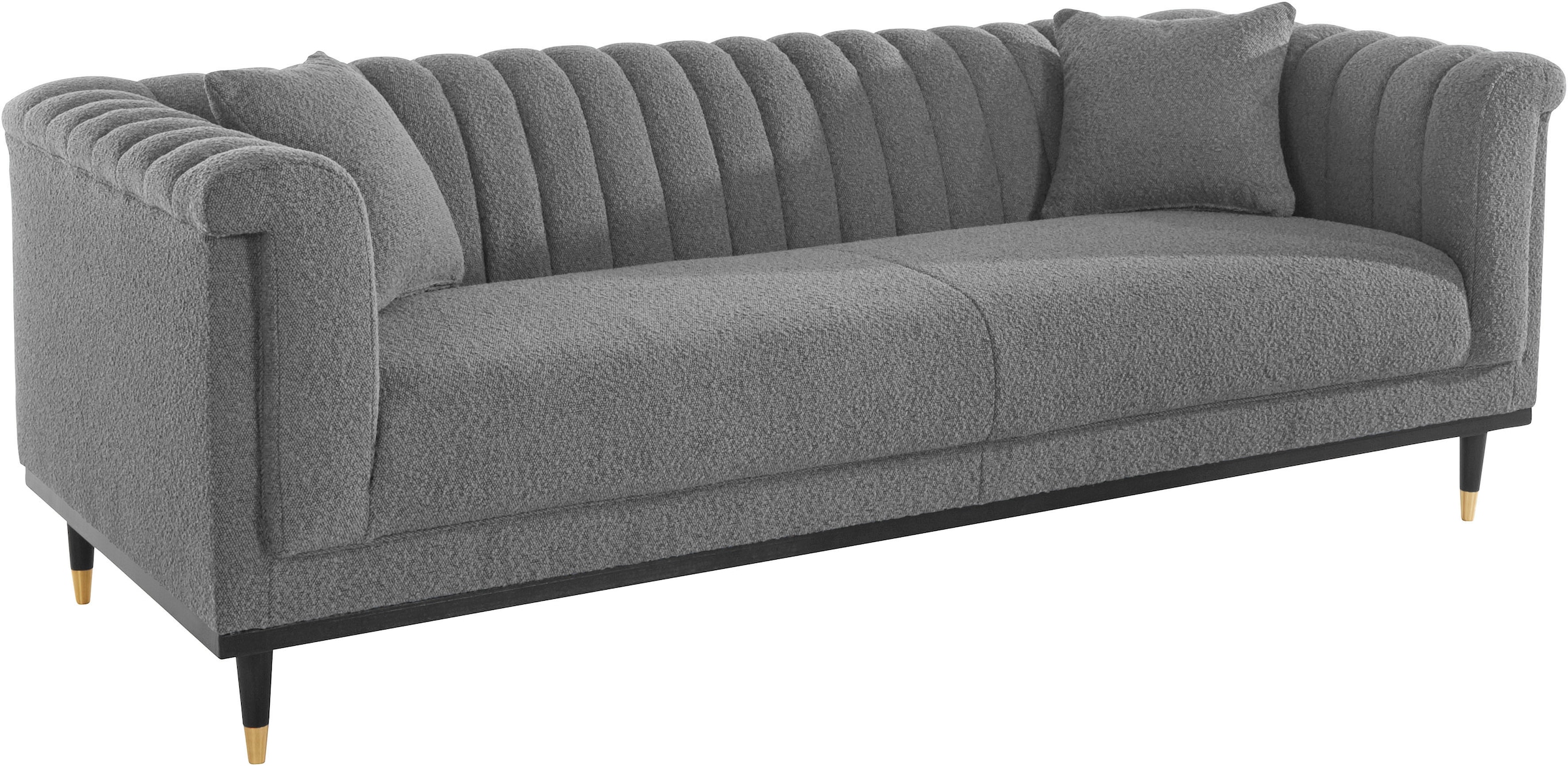 Guido Maria Kretschmer Home&Living 3-Sitzer »Chamby New«, im Bouclé-Strukturbezug mit Steppung im Lehnenbereich