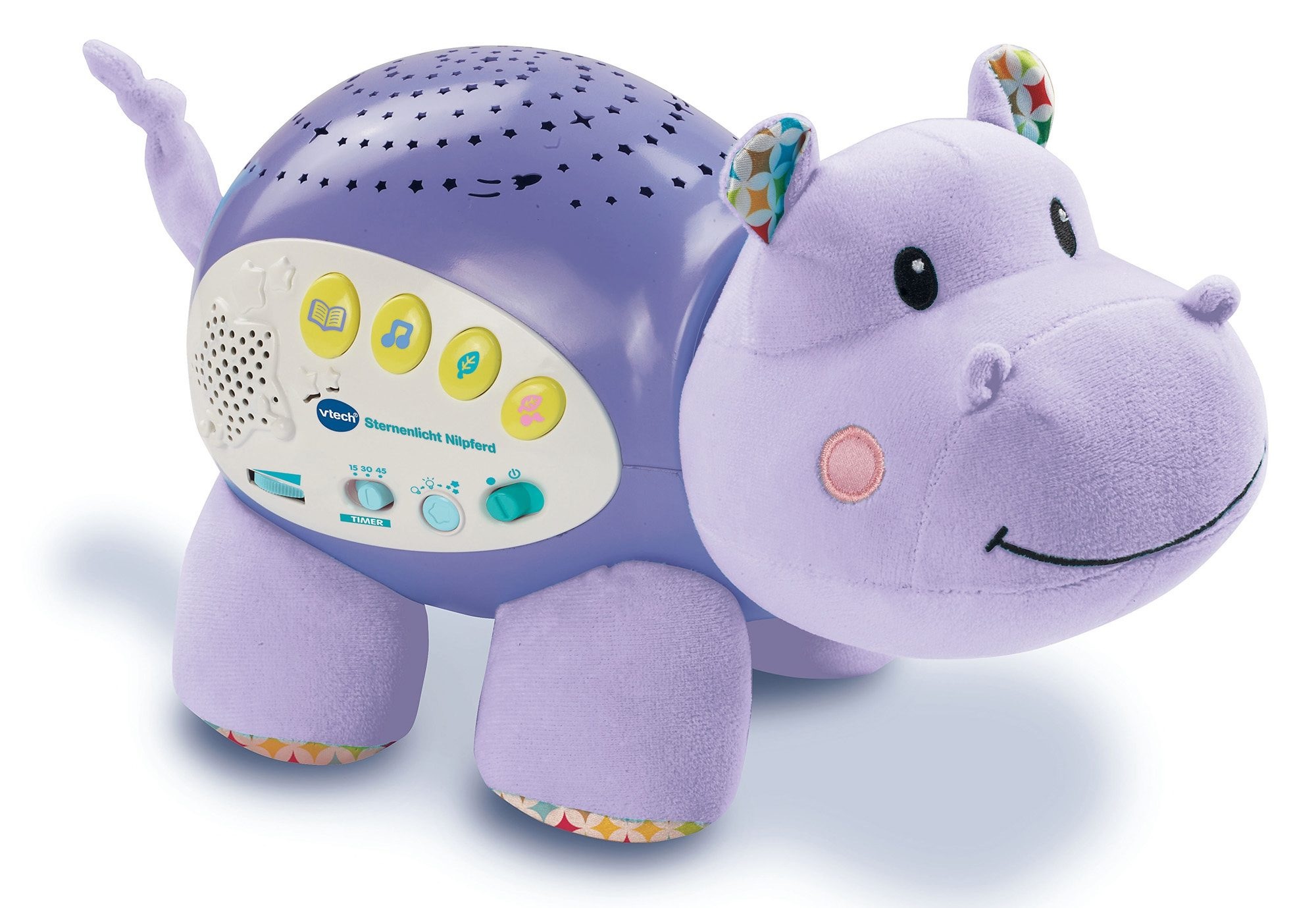 Vtech® Plüschfigur »VTechBaby, Sternenlicht Nilpferd«, mit Licht und Sound