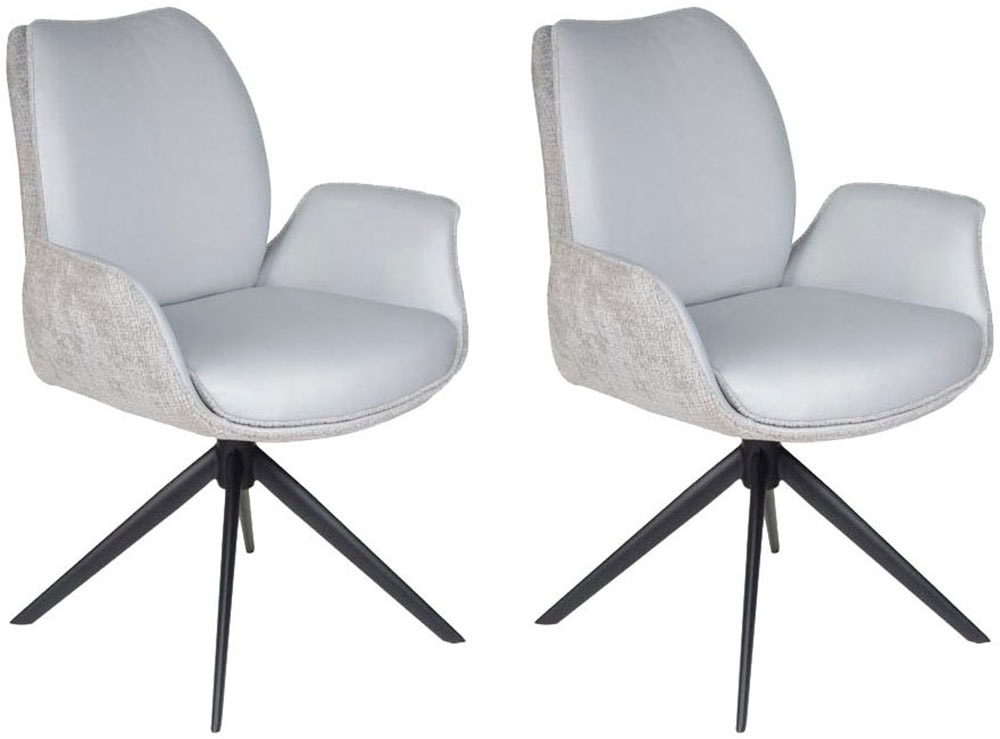 Home affaire Esszimmerstuhl "Sorrento" (Set) 2 Stk. Kunstleder Drehstuhl So günstig online kaufen