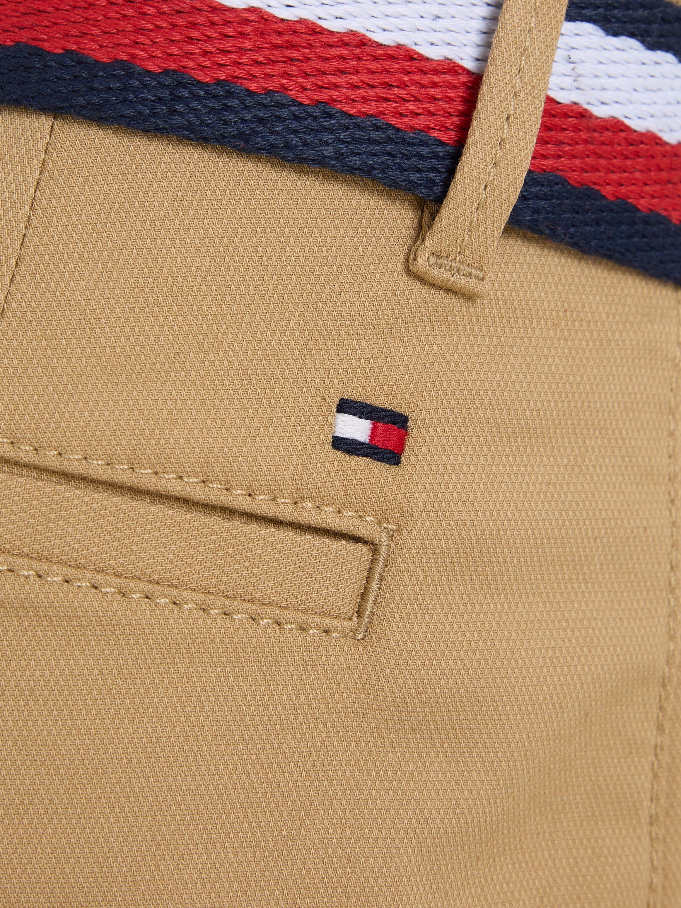 Tommy Hilfiger Chinoshorts »WOVEN BELTED SHORTS«, Kinder bis 16 Jahre