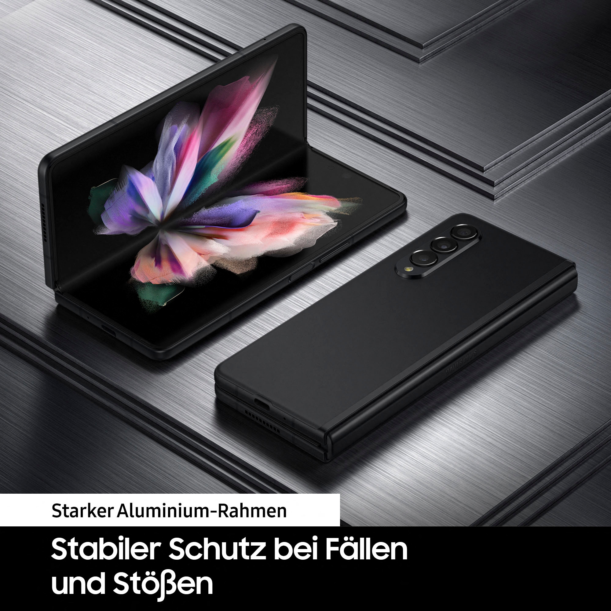 Samsung Smartphone »Galaxy Z Fold 3, 5G 256GB«, Phantom Silver, 19,19 cm/7,6  Zoll, 256 GB Speicherplatz, 12 MP Kamera | BAUR