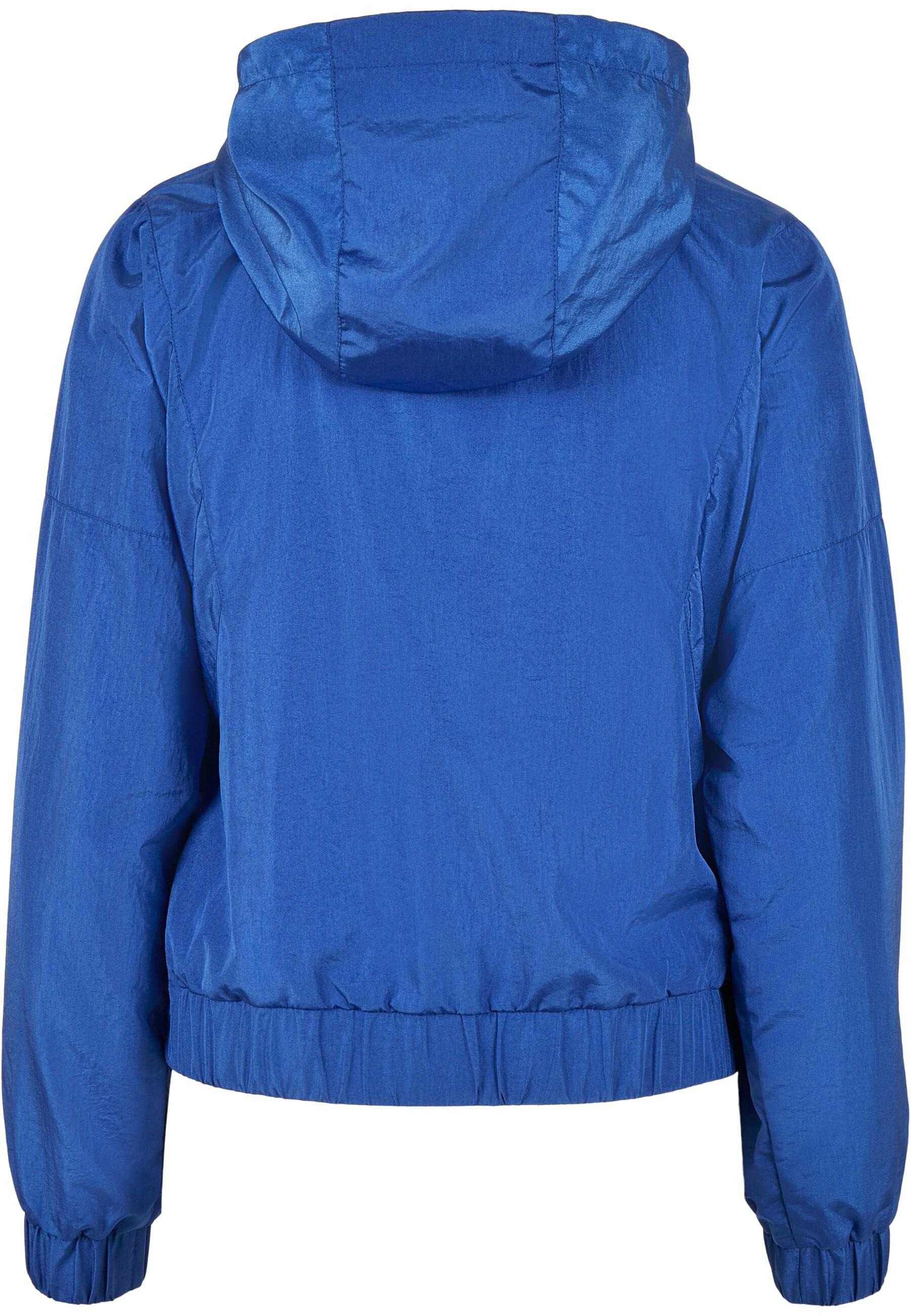 URBAN CLASSICS Allwetterjacke »Urban Classics Damen Ladies Oversized Shiny Crinkle Nylon Jacket«, (1 St.), mit Kapuze