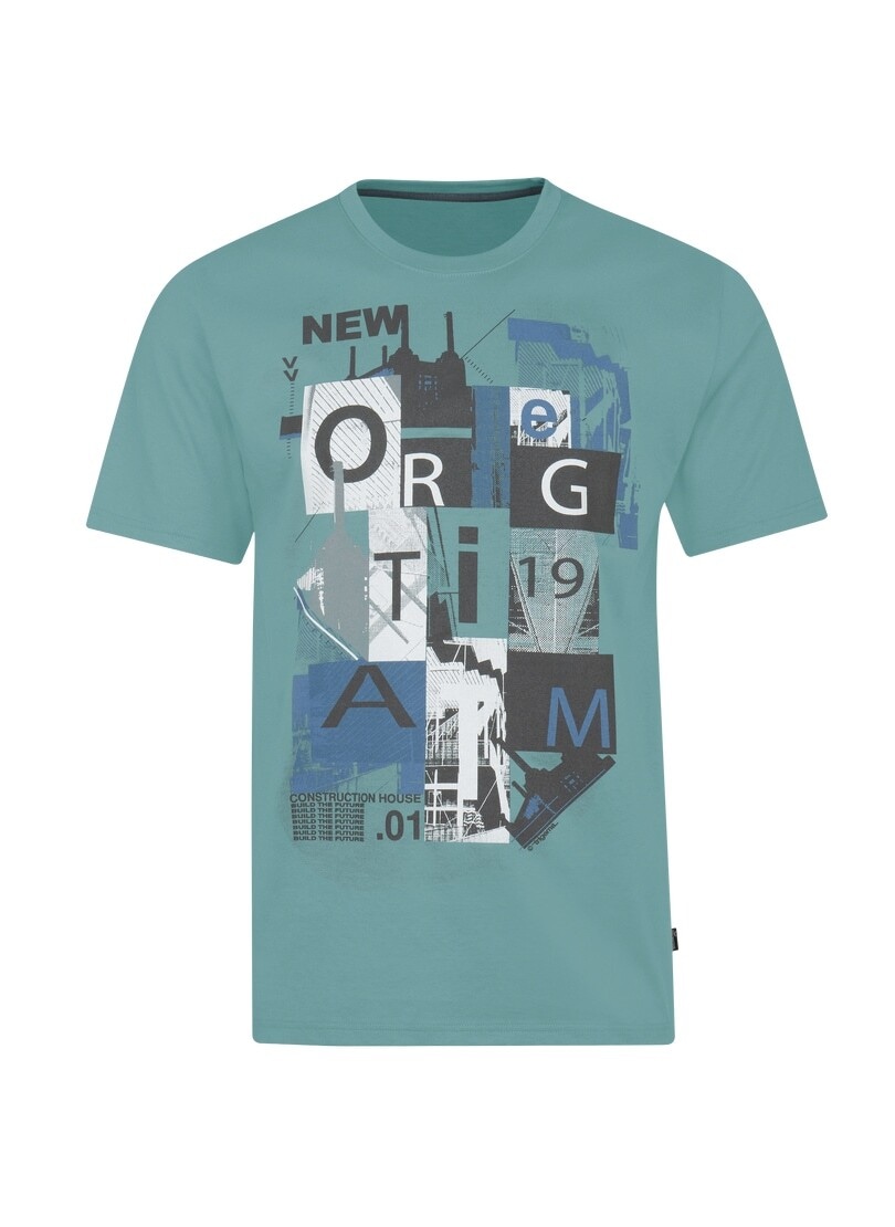 Trigema T-Shirt »TRIGEMA T-Shirt mit modischem Druckmotiv«, (1 tlg.)