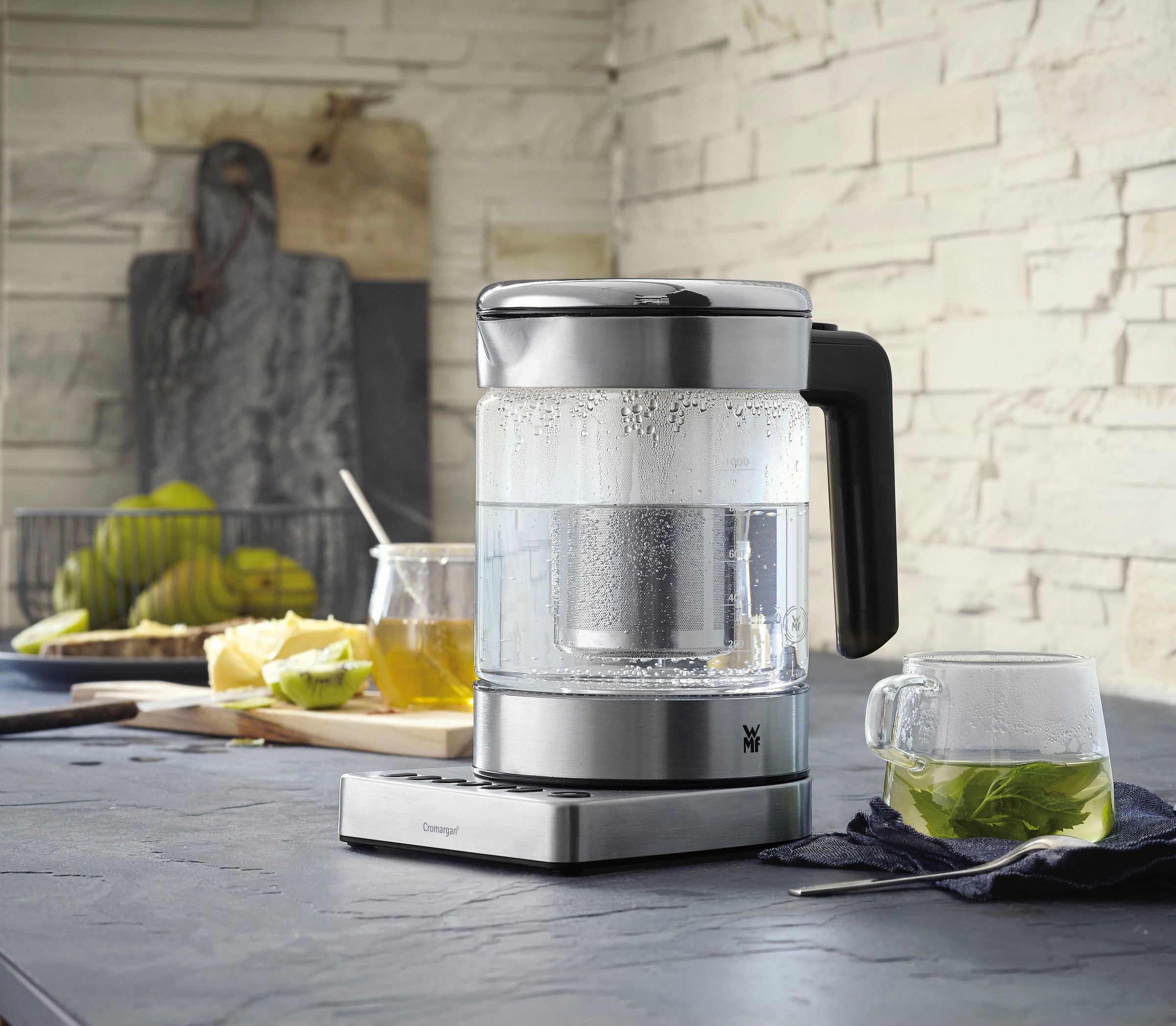 WMF Virdulys »KÜCHENminis® Iš stiklo Vario« 1 l 1960 W 10 l