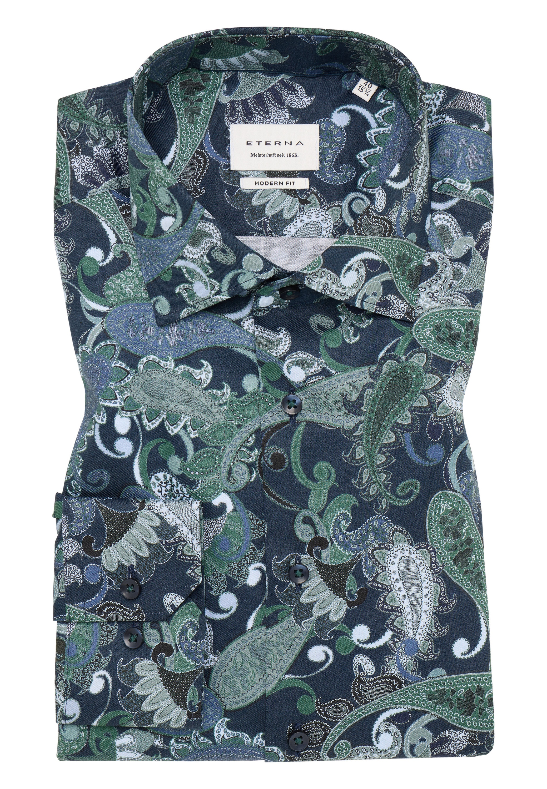 Eterna Langarmhemd »MODERN FIT«, NON IRON (bügelfrei)