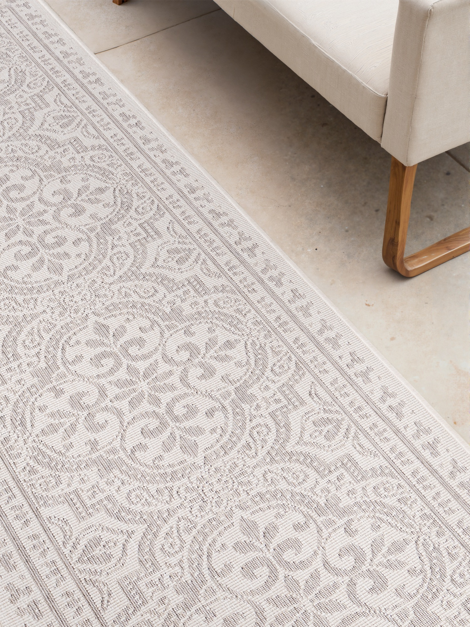 NORTHRUGS Outdoorteppich »Rosel Wendeteppich«, rechteckig, 5 mm Höhe, In und Outdoor, Flachgewebe, wetterfest, pflegeleicht, robust