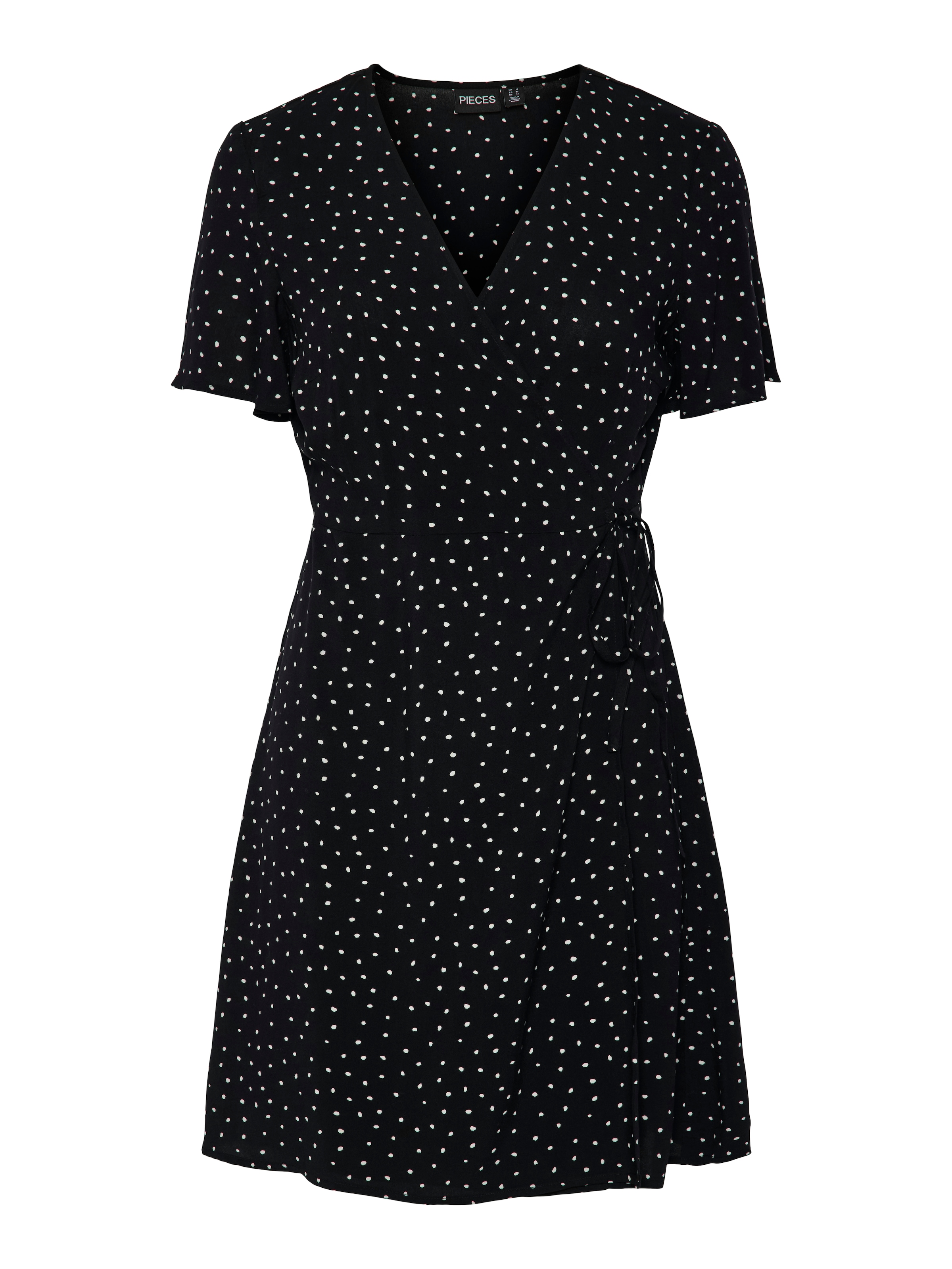 pieces Minikleid »PCTALA NEW SS WRAP DRESS WVN NOOS BC«, Sommerkleid