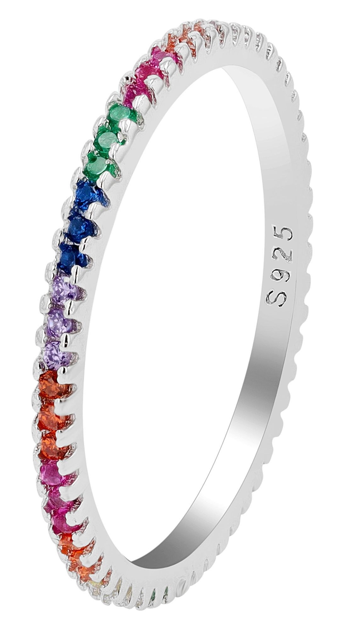 Fingerring ADELIA´S "Damen Ring aus 925 Silber" Gr. 60, silber, Fingerringe, Damen, 60, Silber 925 (Sterlingsilber), Fingerring 2
