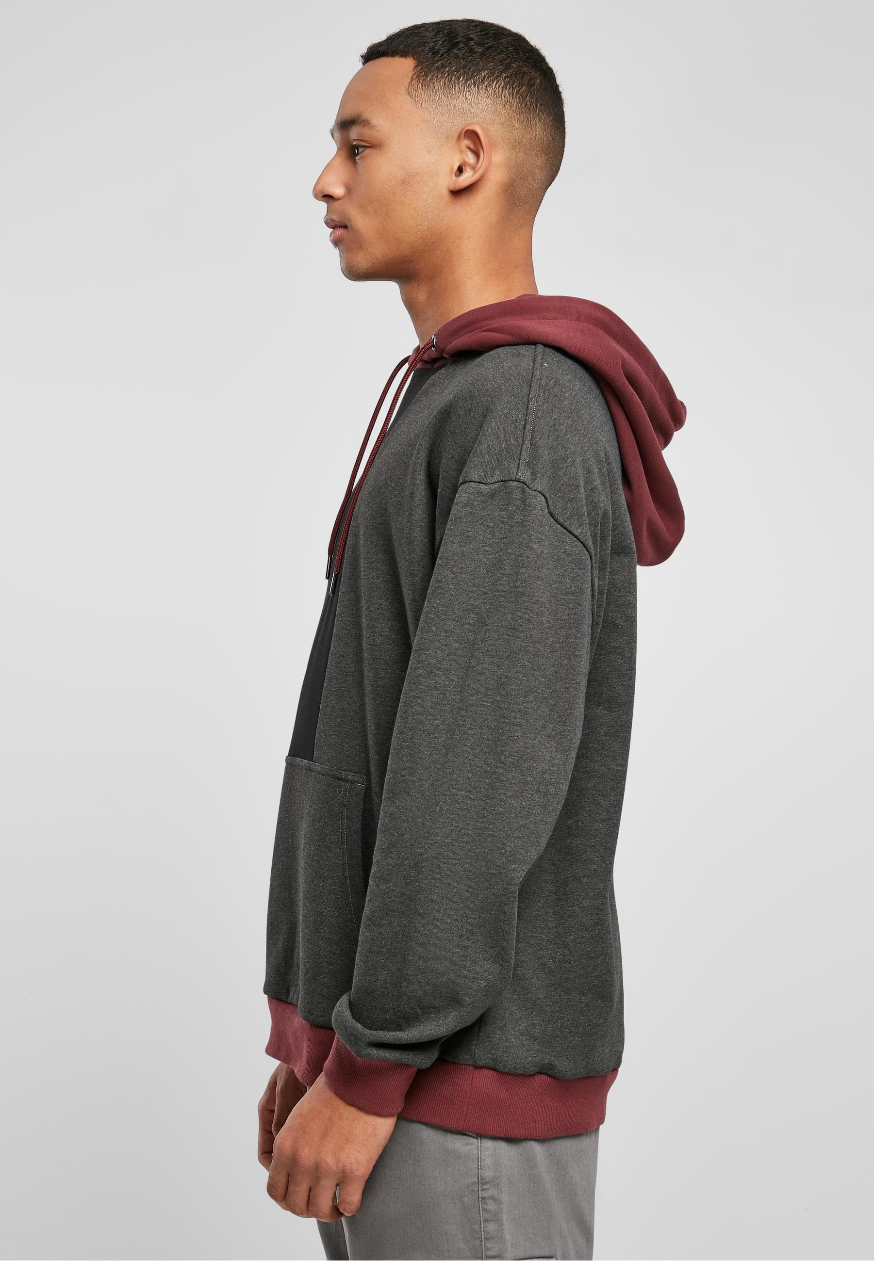 URBAN CLASSICS Kapuzensweatshirt »Urban Classics Herren Oversized Color Block Hoody«, (1 tlg.)