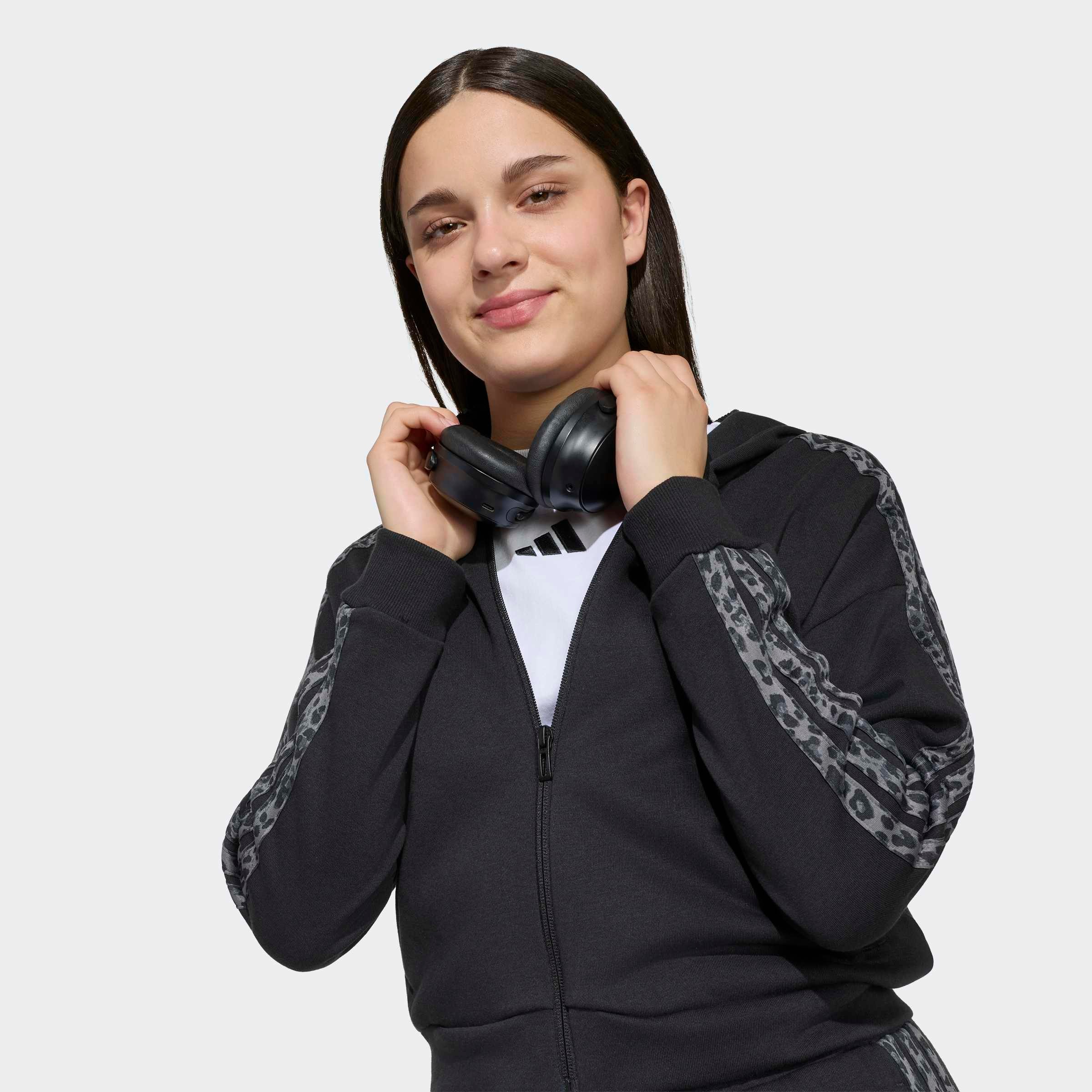 adidas Sportswear Kapuzensweatshirt »SEASONALS ANIMAL, DURCHGEHENDER REISSVERSCHLUSS«
