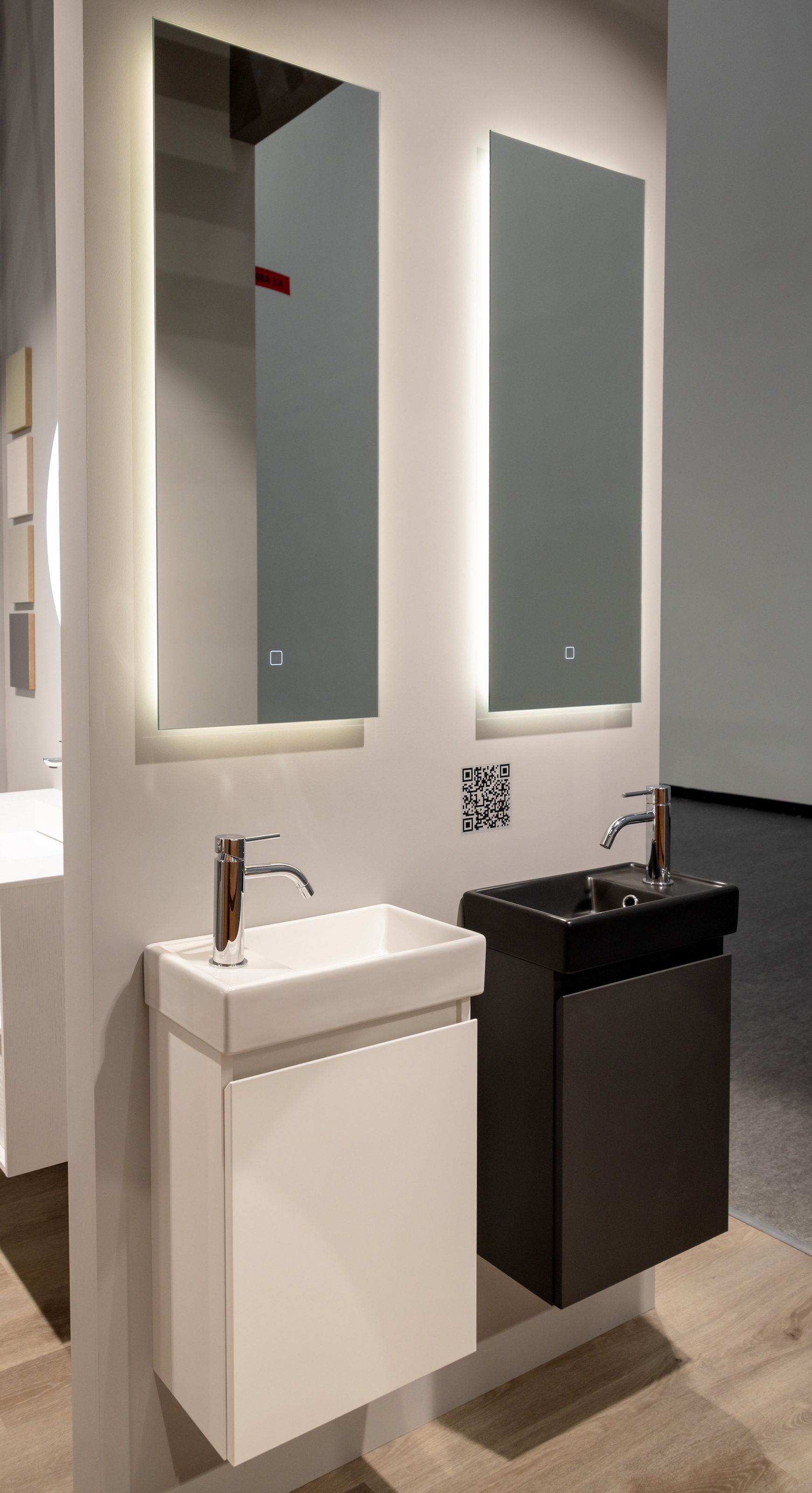 welltime Waschtisch »Mini, Badmöbel, Waschtischunterschrank inkl. Waschbecken« Breite 40cm, mit Soft-Close-Funktion, FSC®-zertifiziert