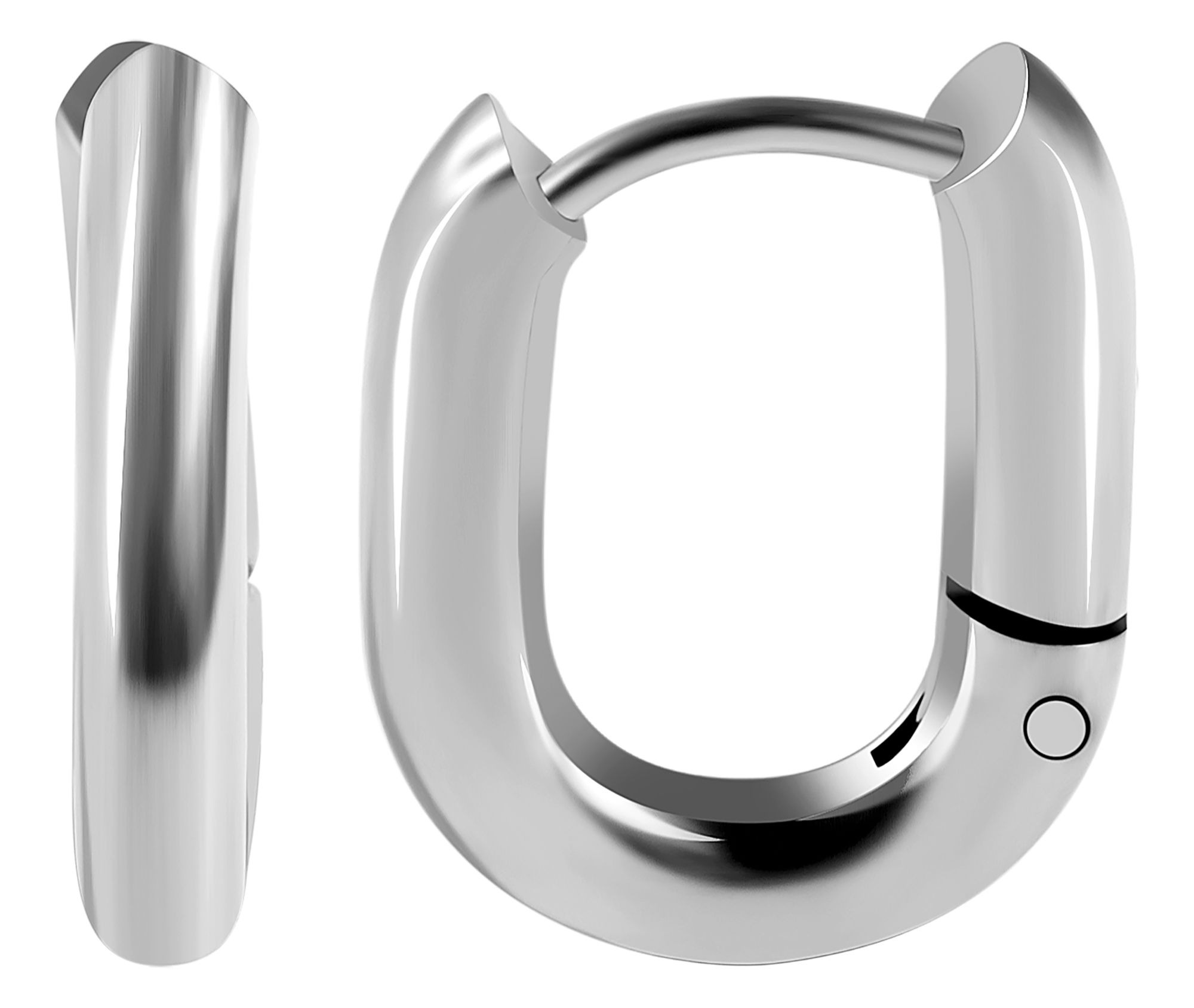 Adelia´s Paar Creolen »Damen Ohrringe – Creole aus Edelstahl« Eine schöne Geschenkidee für jeden Anlass