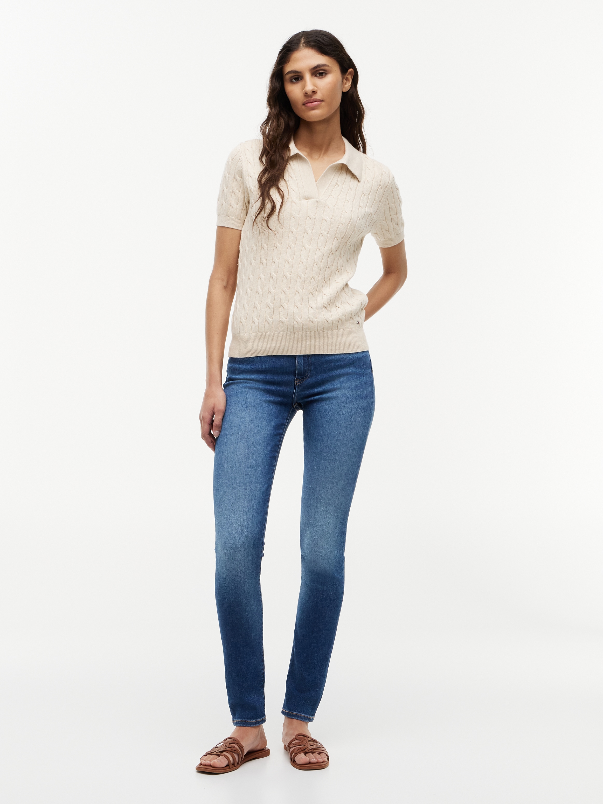 Tommy Hilfiger Skinny-fit-Jeans »COMO SKINNY KATY RW« Baumwollmischung, regular waist
