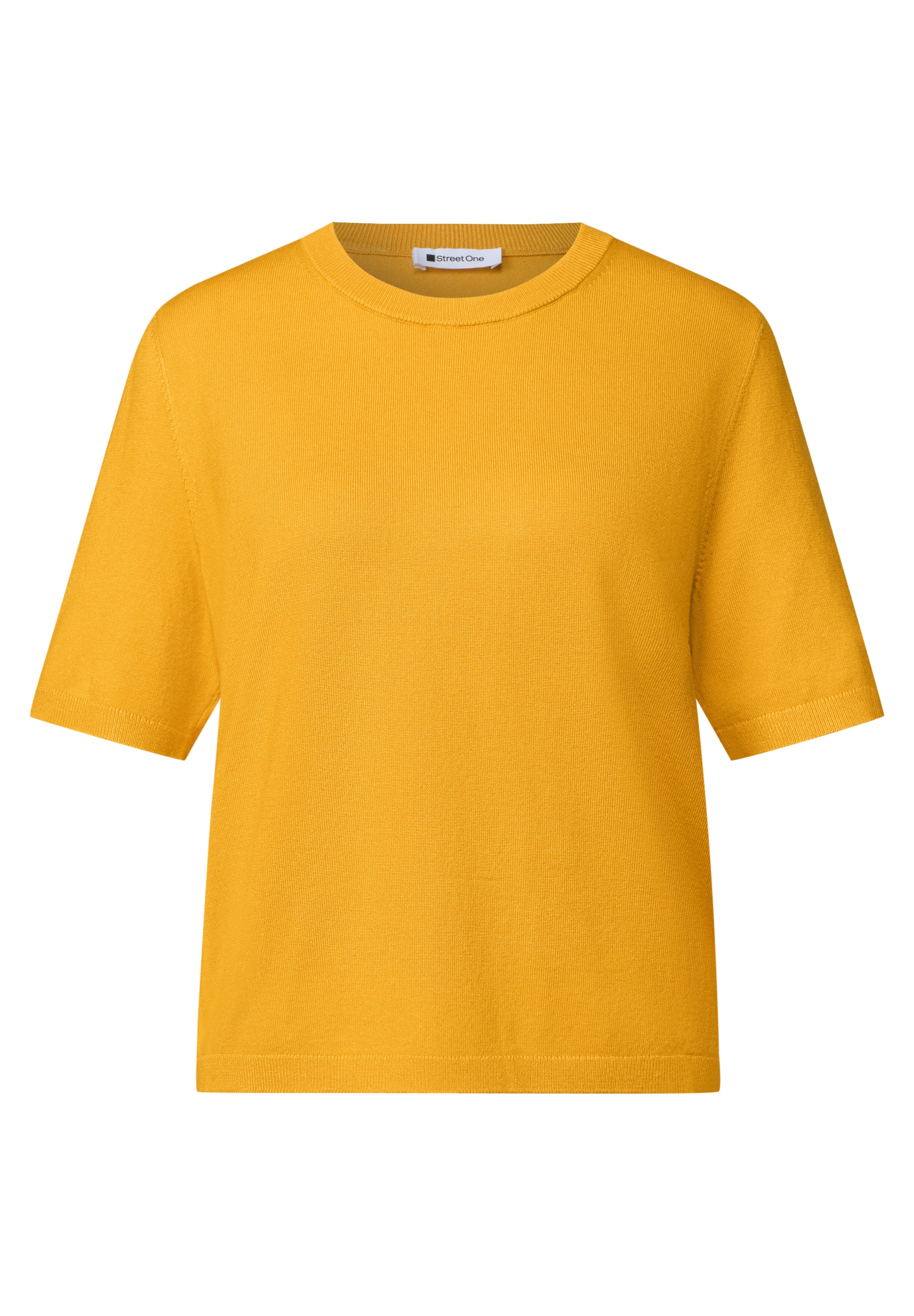 STREET ONE Kurzarmpullover softe Viskose