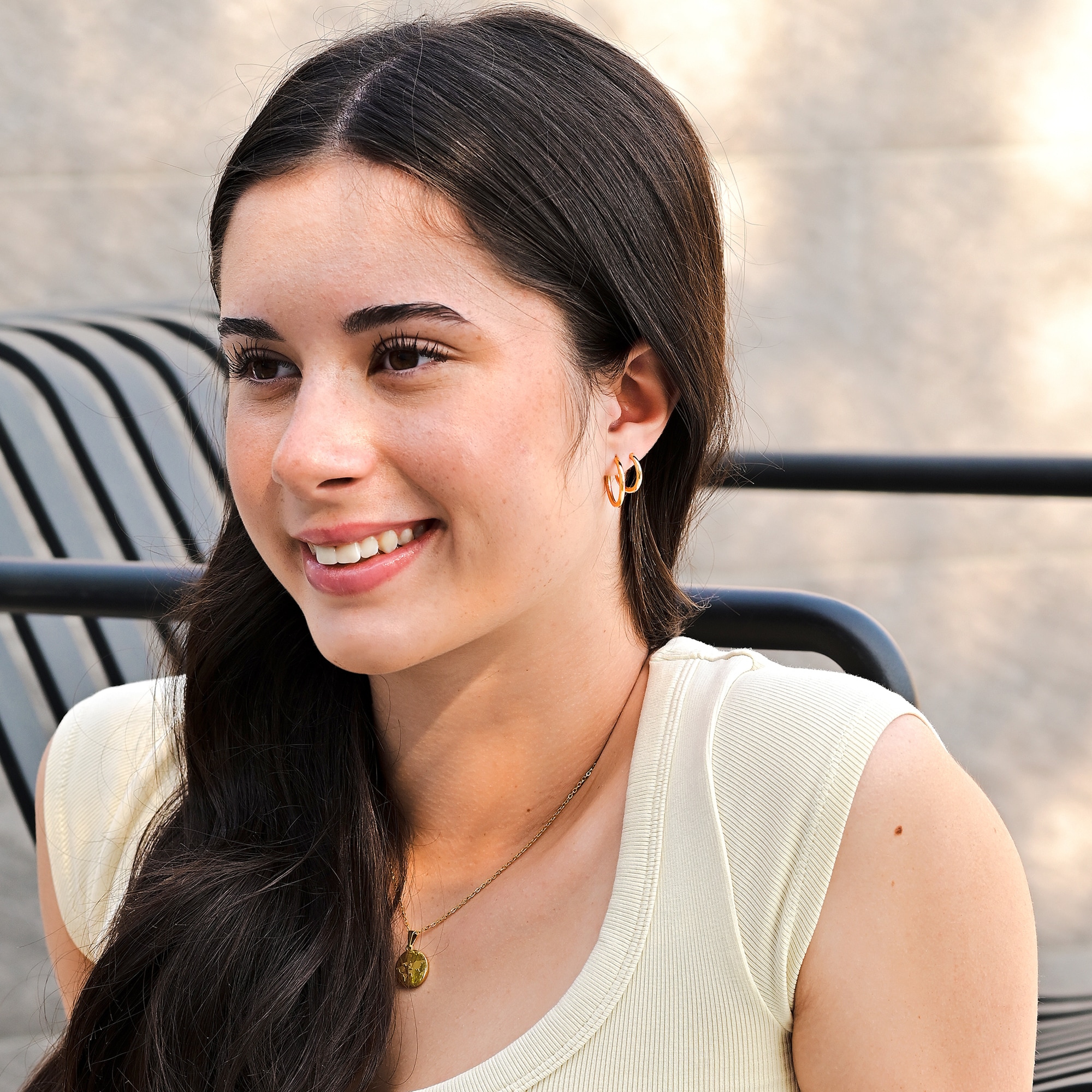 Adelia´s Klappcreolen »Damen Ohrringe – Klappcreole aus Edelstahl« Ein kleines Geschenk mit großer Wirkung