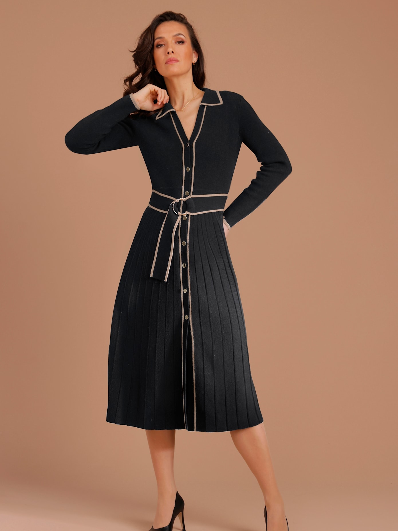 CREATION L PREMIUM Strickkleid "Woll-Strickkleid"