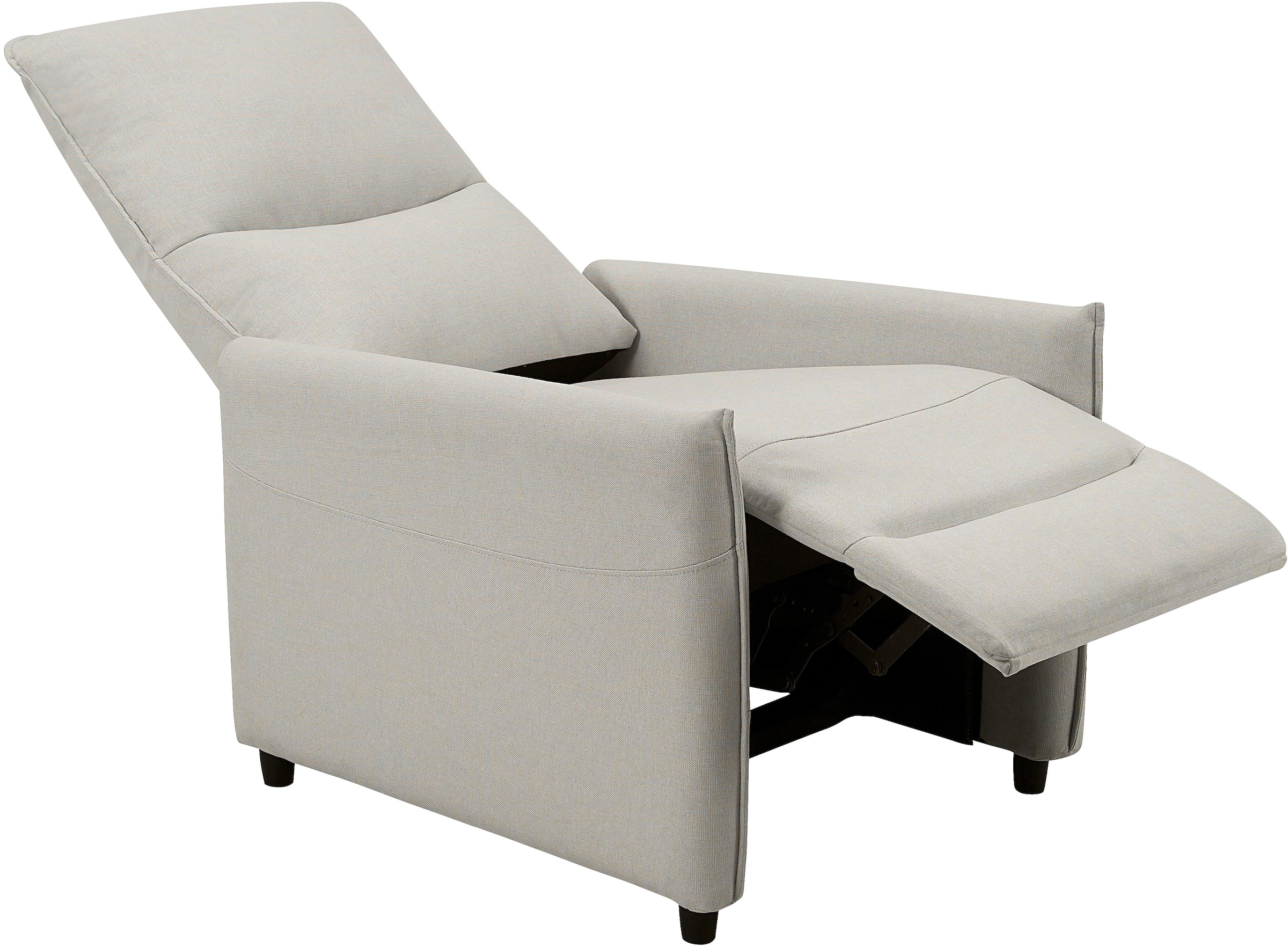 INOSIGN Relaxsessel »CURRIE, mit Liegefunktion, Webstoff-Bezug, Federkern,«, Ruhe-Sessel, Lese-Sessel, TV-Sessel