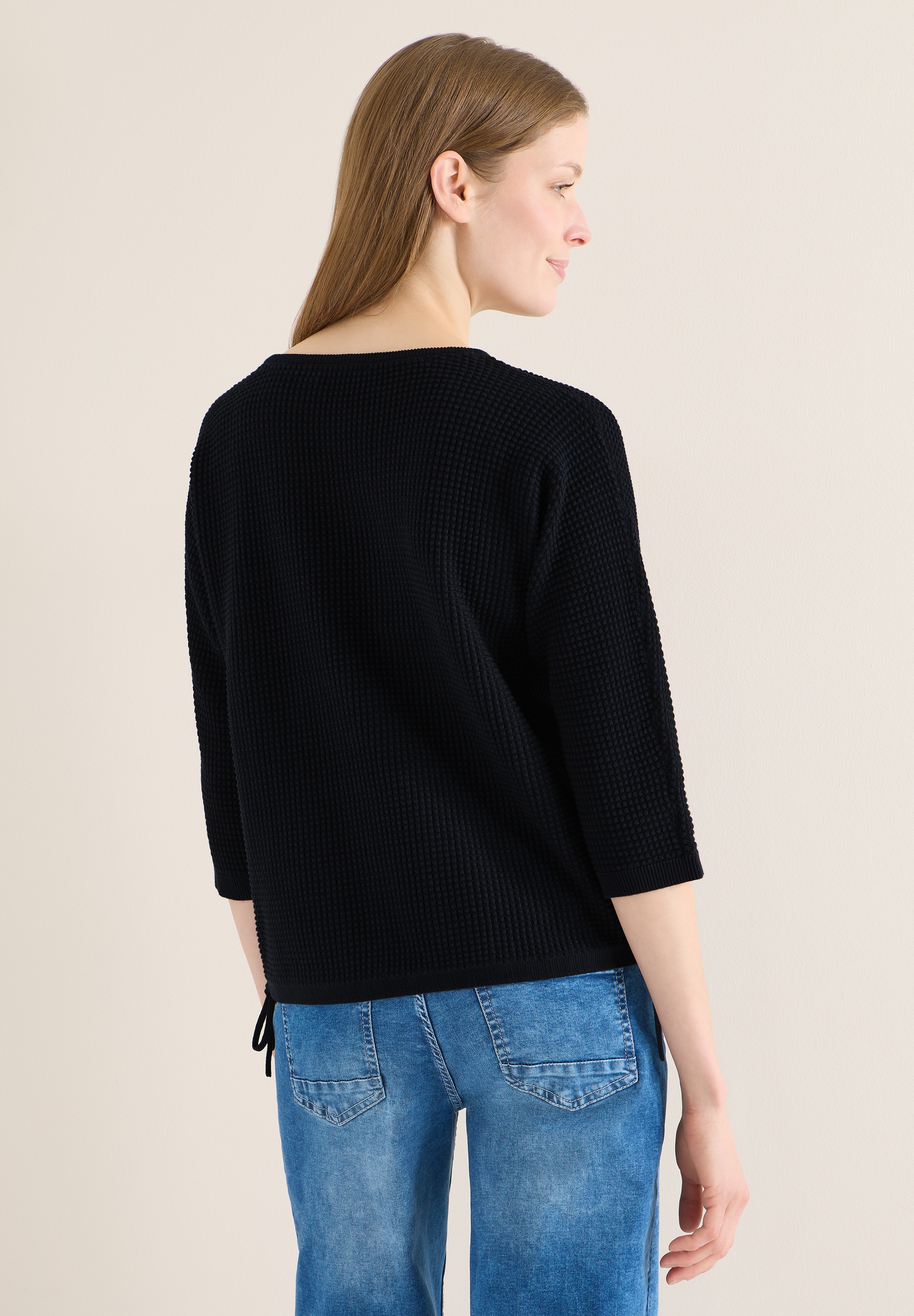 Cecil 3/4 Arm-Pullover mit Struktur günstig online kaufen