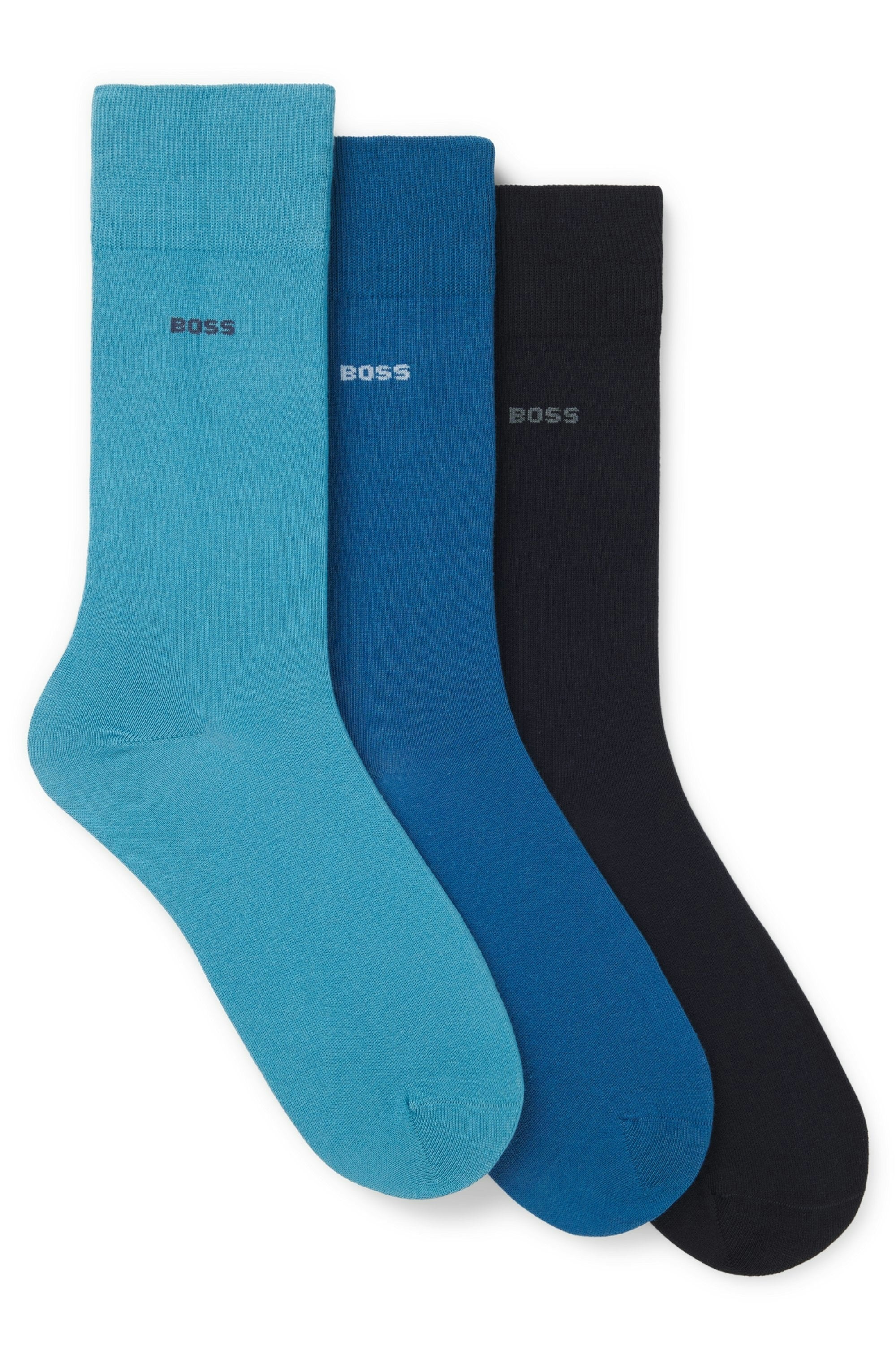 BOSS Businesssocken "3P RS Uni CC" 3 Paar tlg. mittelhoch, verstärkte Zehen günstig online kaufen