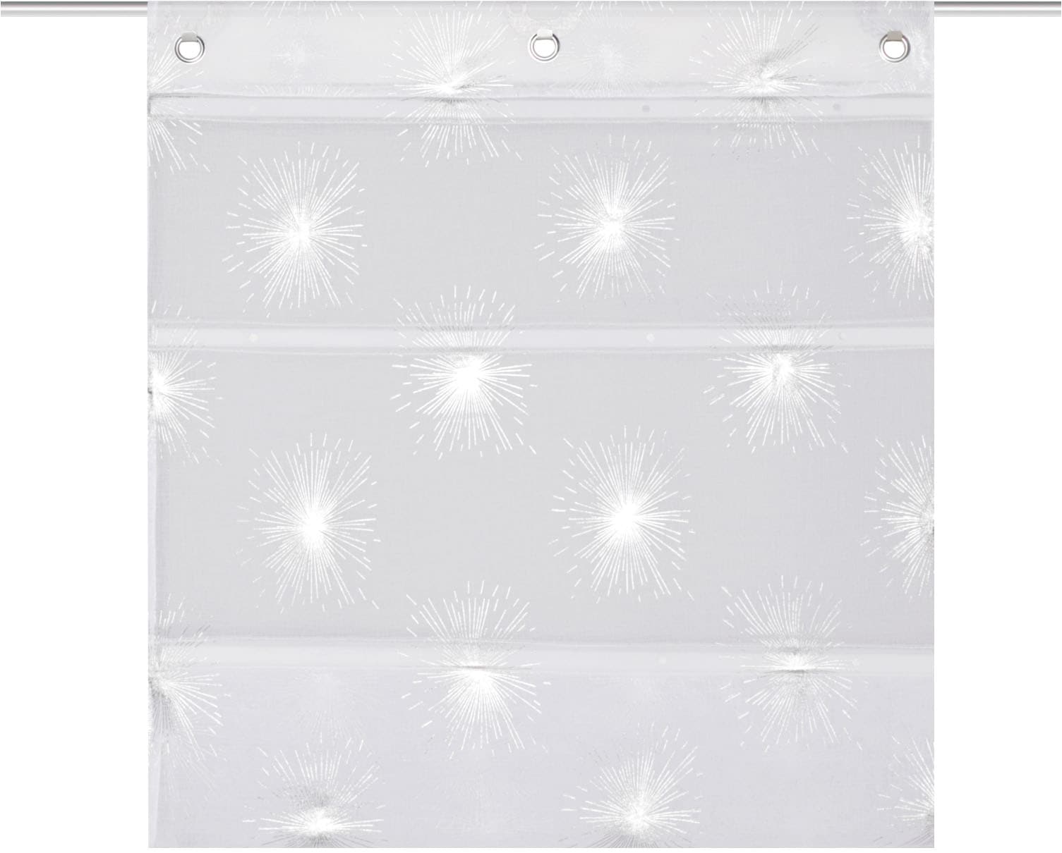 HOME WOHNIDEEN Magnetrollo »FELISHA« mit Hakenaufhängung ohne Bohren und Schrauben Foliendruck